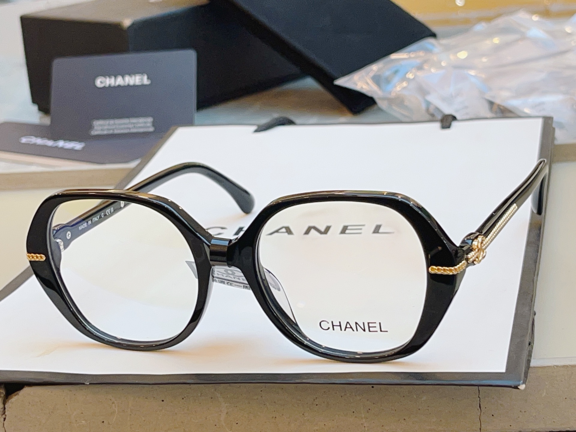 ，【CHANE*】香奈*儿新款眼镜架👓 高版本✨，MODEL：CH3458，SIZE：52口17-145