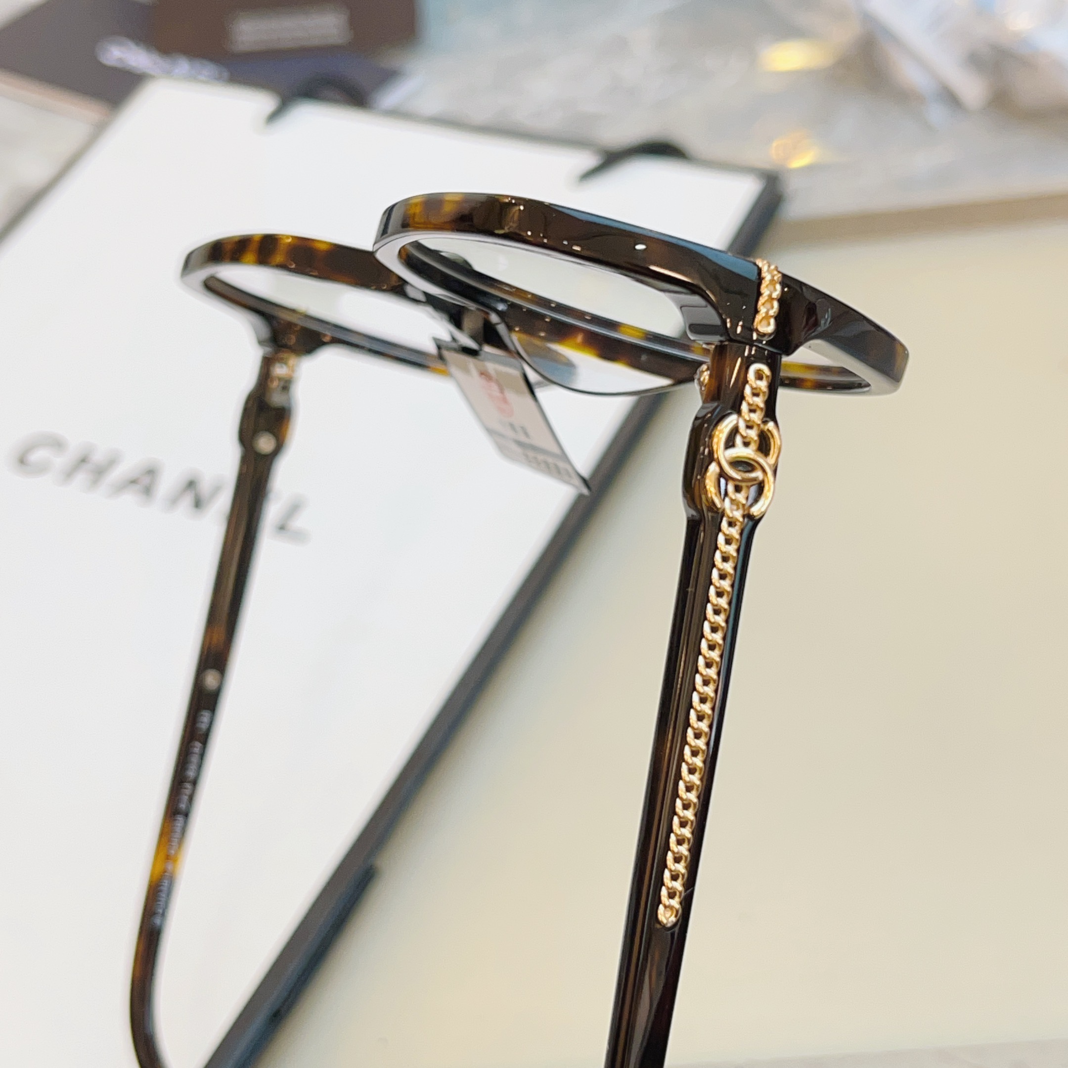 ，【CHANE*】香奈*儿新款眼镜架👓 高版本✨，MODEL：CH3458，SIZE：52口17-145