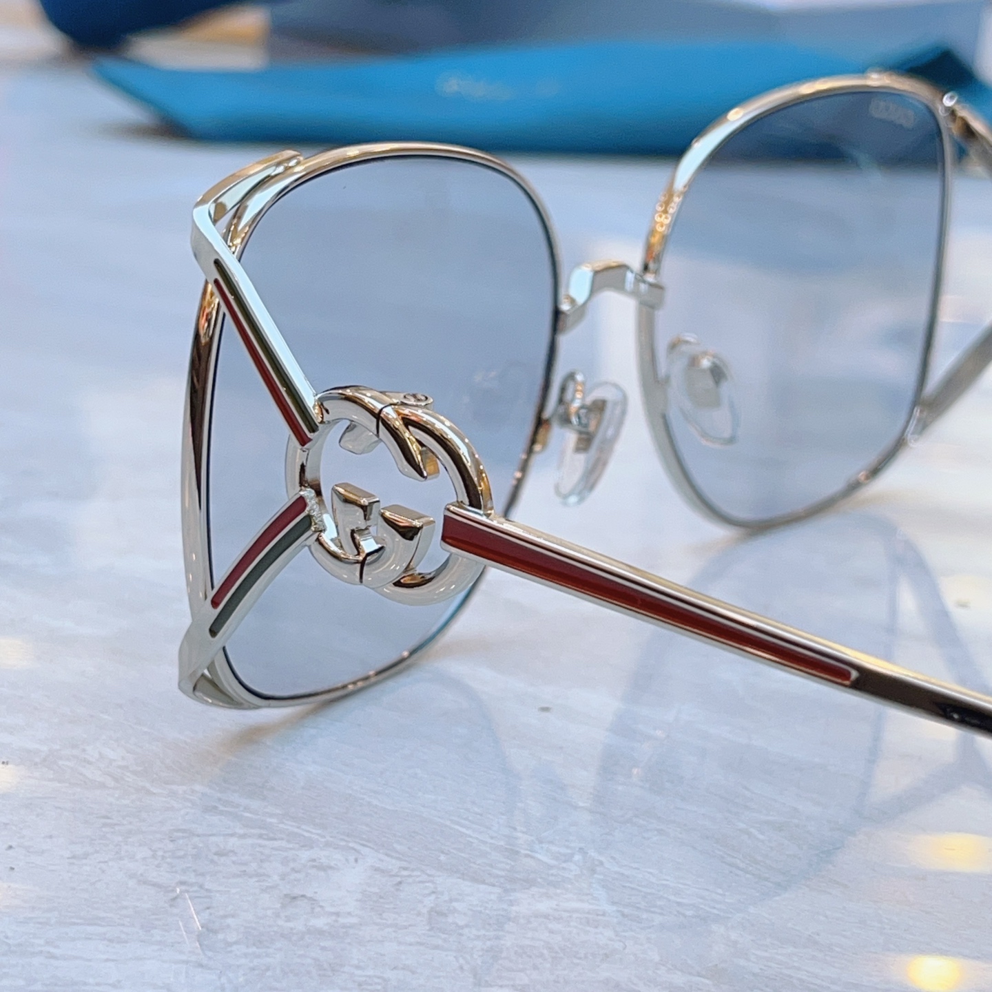 ，【GUCC*】古*驰新款太阳镜，GG1669L，SIZE:60口18-132