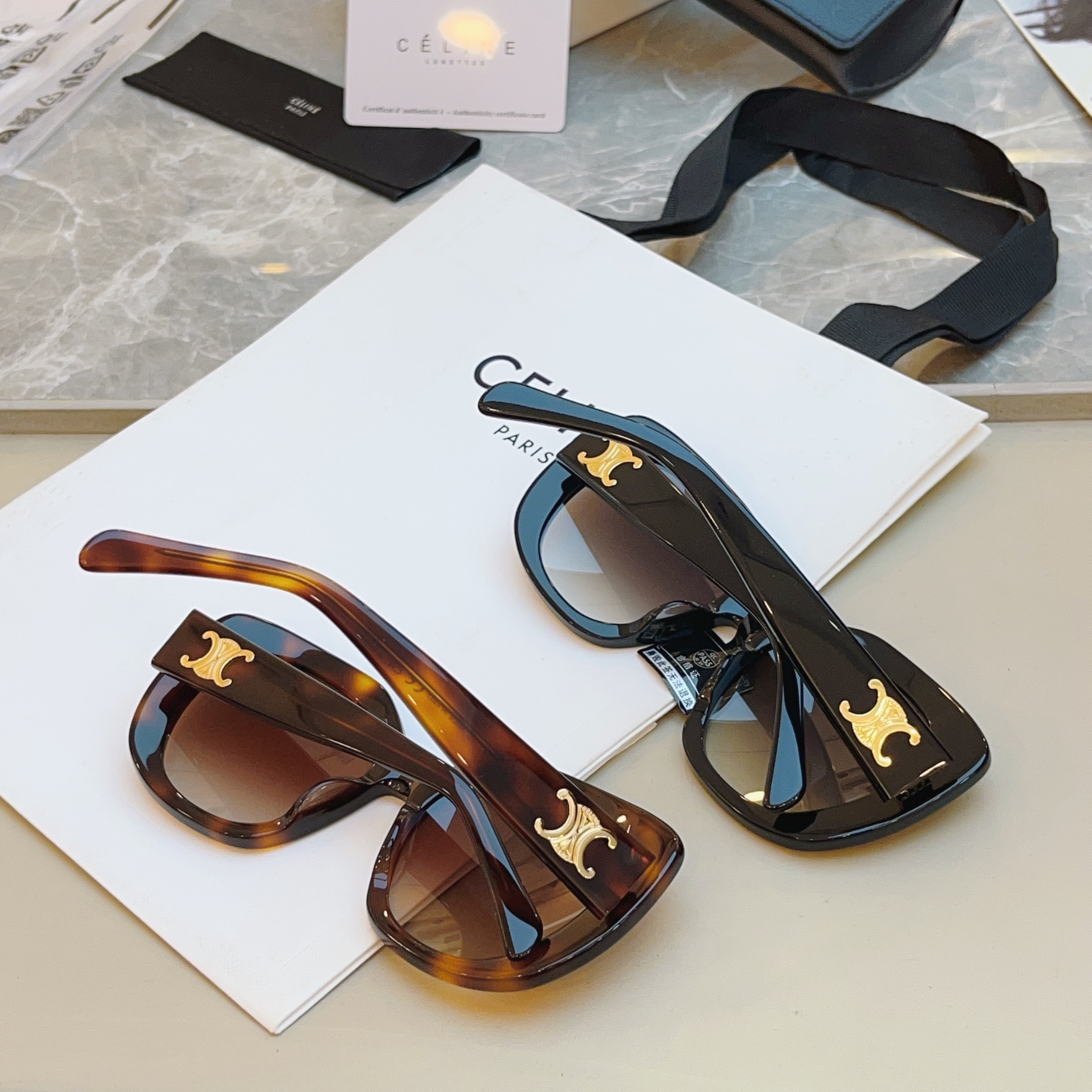 ，【CELIN*】赛*琳新款太阳镜🕶️ 高品质✨， MODEL:CL40226U，SIZE: 55口19