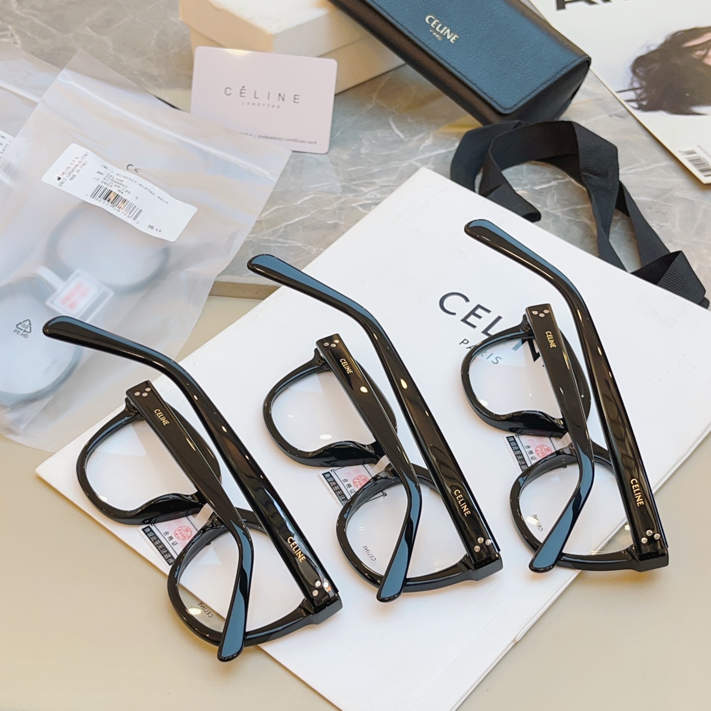 ，【CELIN*】赛*琳新款眼镜架👓 高品质✨， MODEL:CL50086I，SIZE: 51口20-