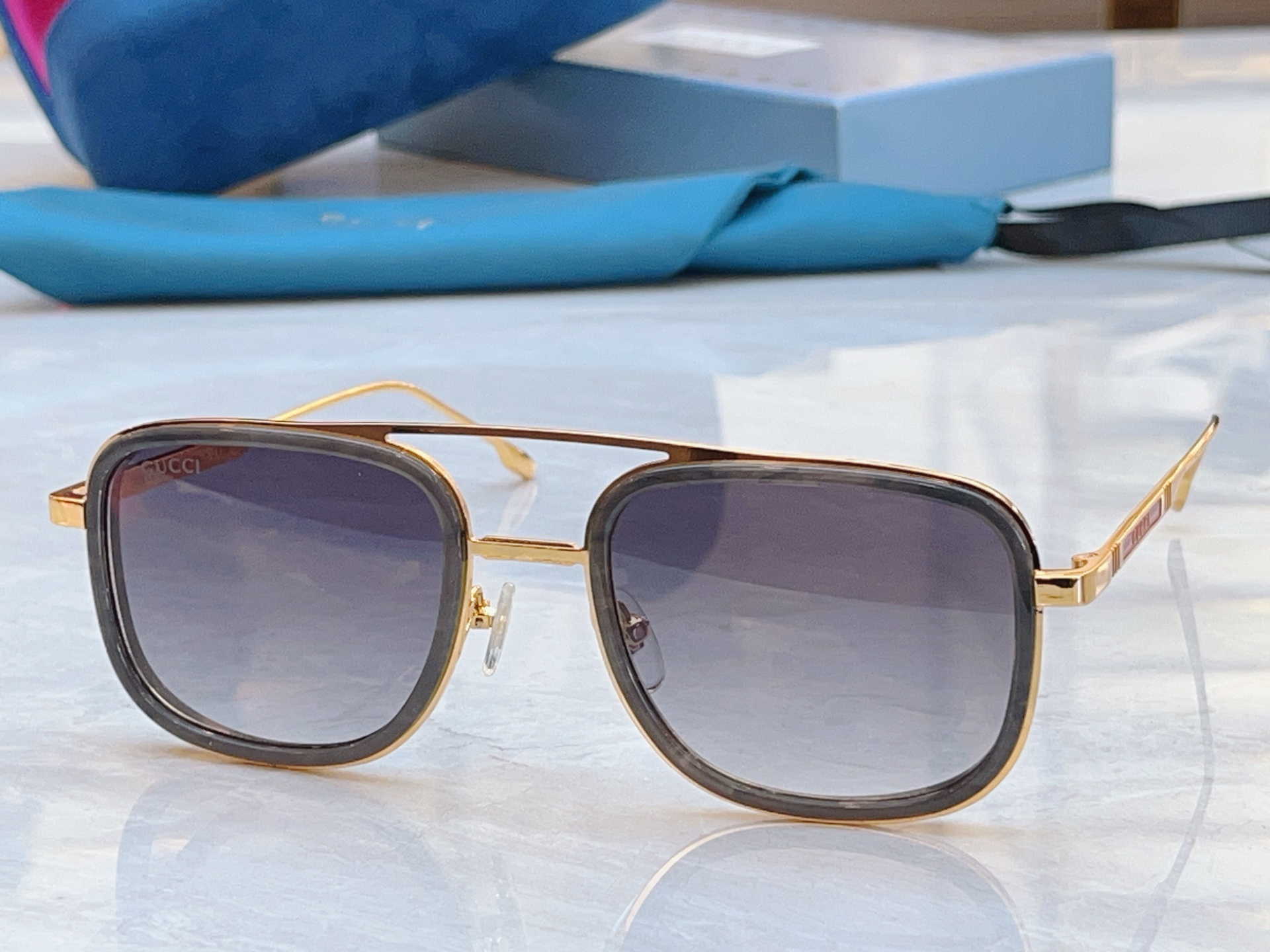 ，【GUCC*】古*驰新款太阳镜，GG1647，SIZE:52口21-140