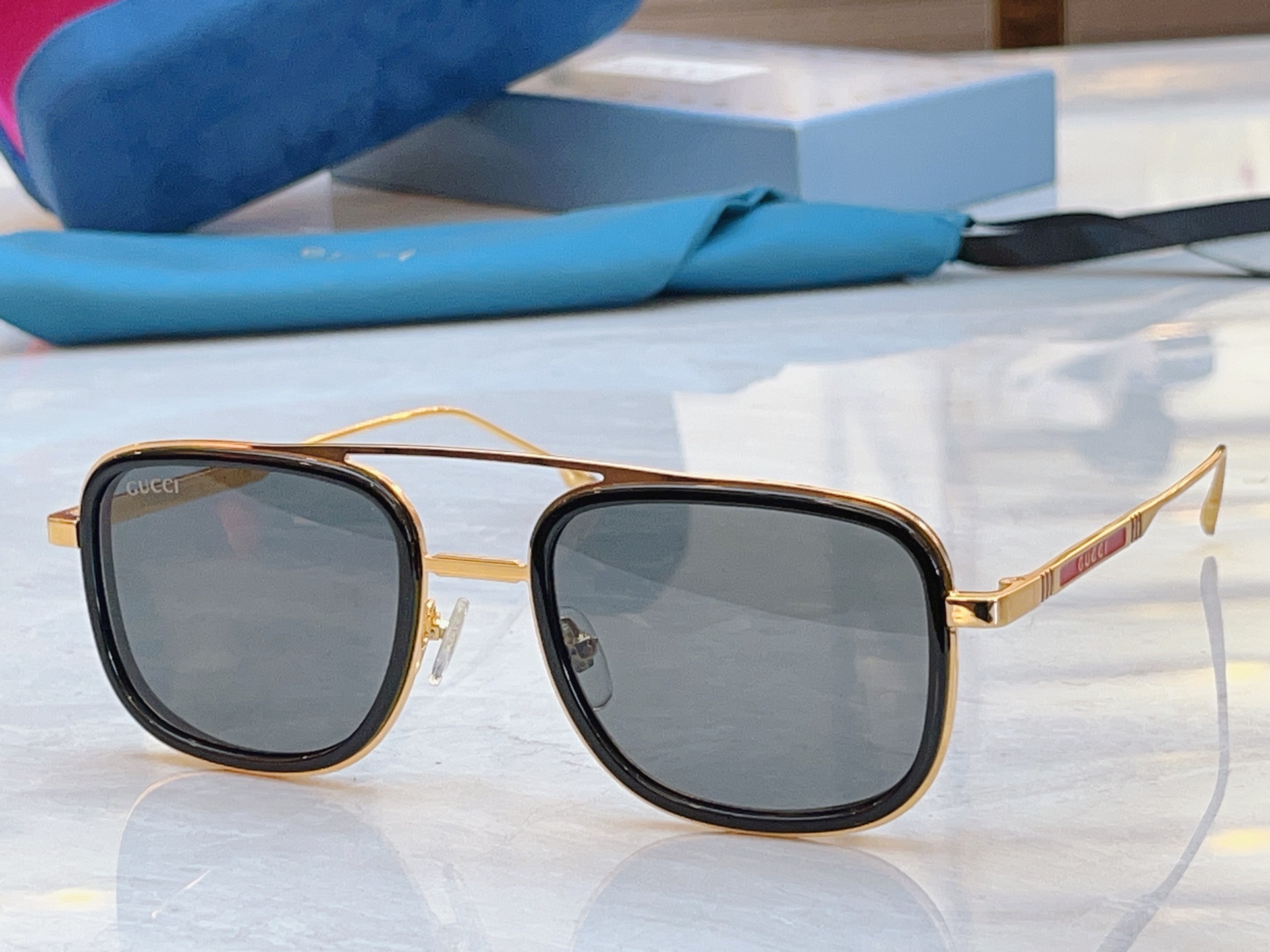 ，【GUCC*】古*驰新款太阳镜，GG1647，SIZE:52口21-140