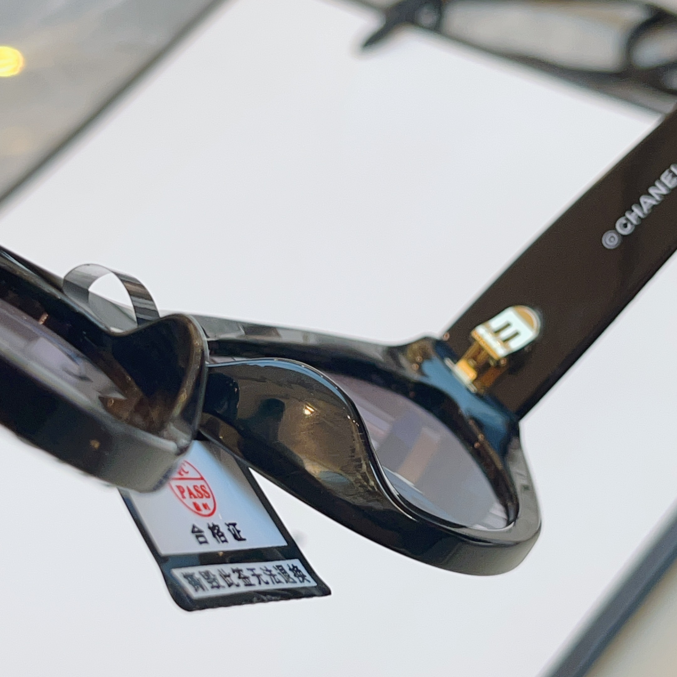 ，【CHANE*】香奈*儿新款太阳镜🕶️ 高版本✨，MODEL：71670A，SIZE：52口17-14