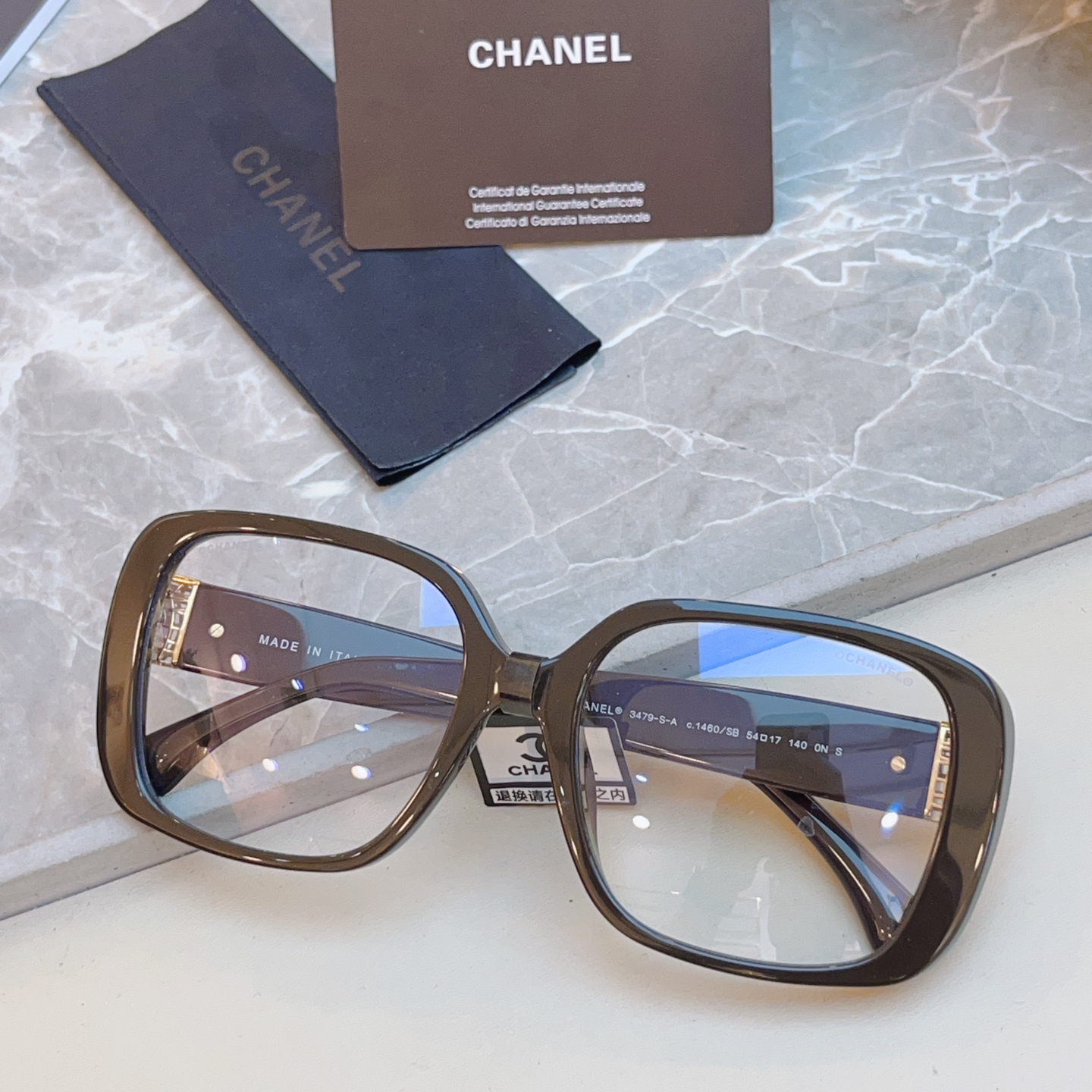 ，【CHANE*】香奈*儿新款眼镜架👓 高版本✨，MODEL：3479-S-A，SIZE：54口17-1