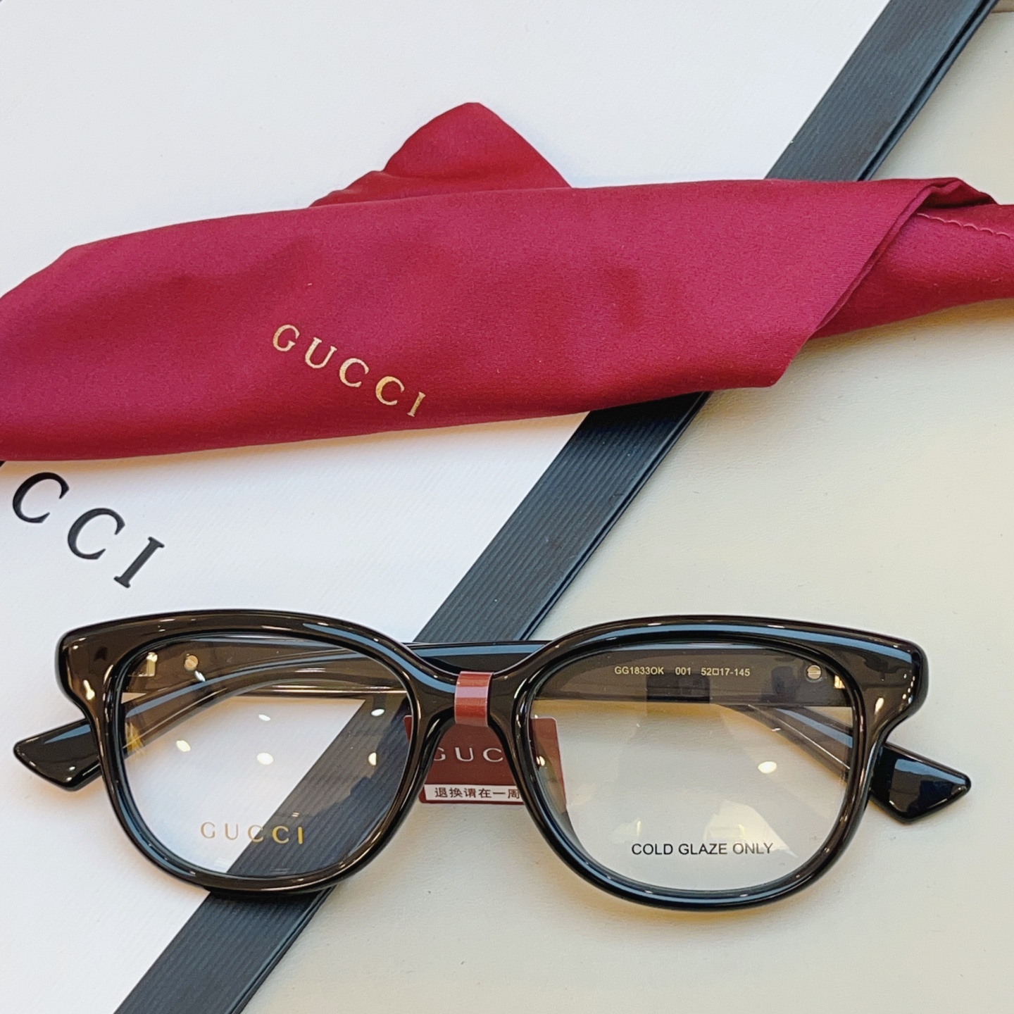 ，【GUCC*】古驰新款眼镜架👓 高版本✨，MODEL：GG1833OK，SIZE:52口17-145