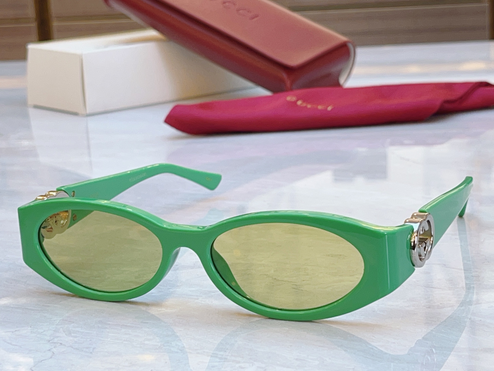 ，【GUCC*】古*驰新款太阳镜，GG1660S，SIZE:54口16-135