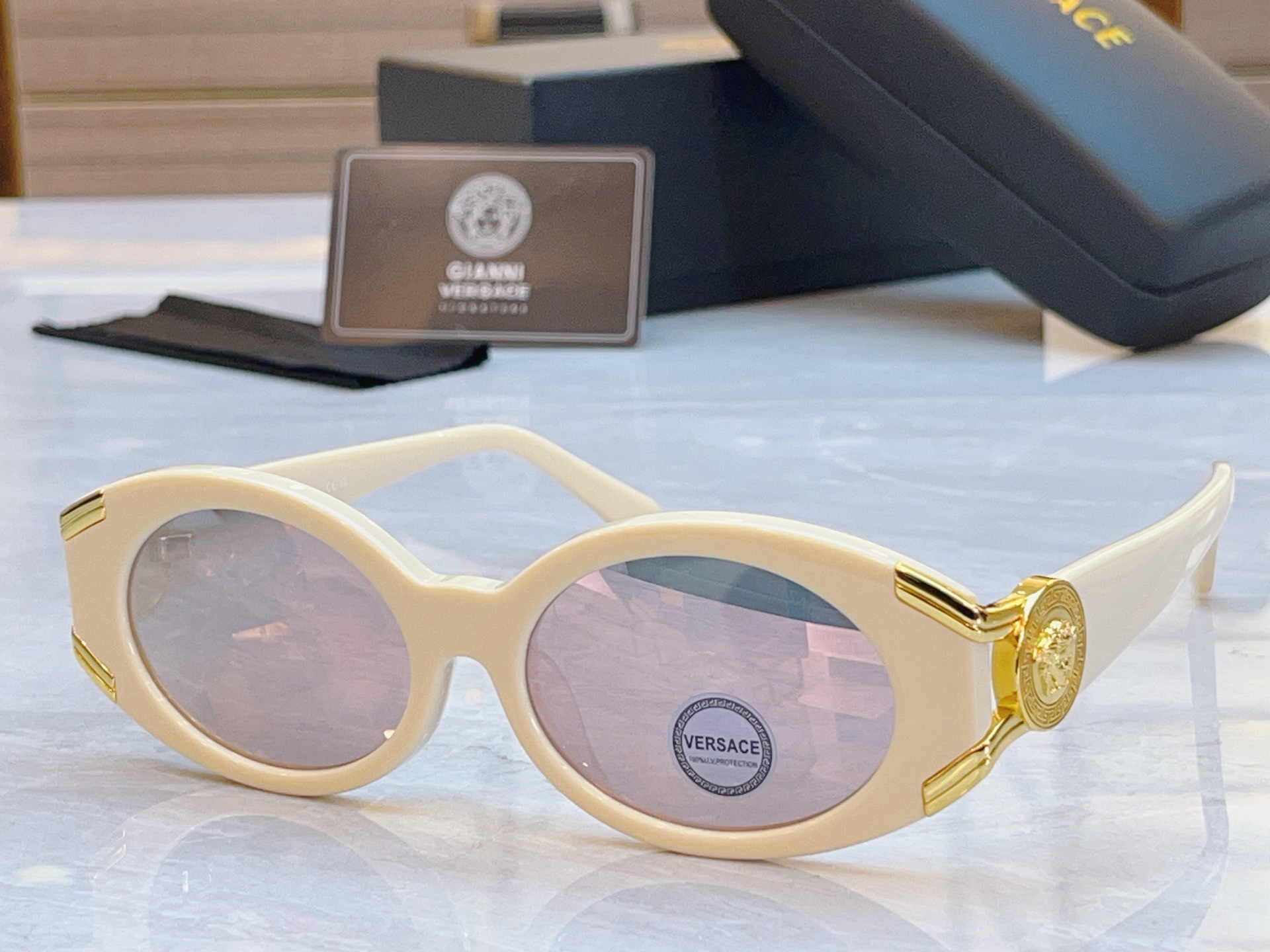 ，【VERSAC*】范思*哲新款太阳镜，MODEL：VE4503U，SIZE：52口18-145