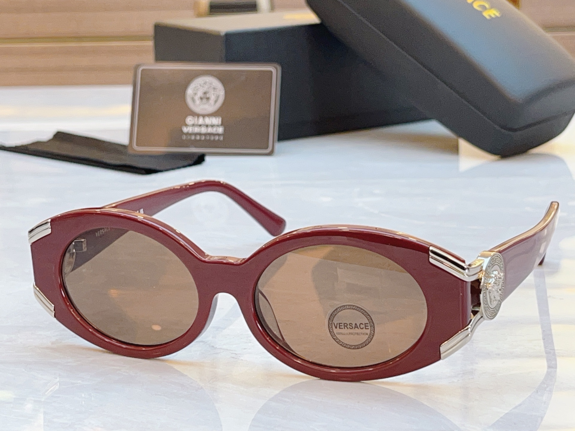 ，【VERSAC*】范思*哲新款太阳镜，MODEL：VE4503U，SIZE：52口18-145