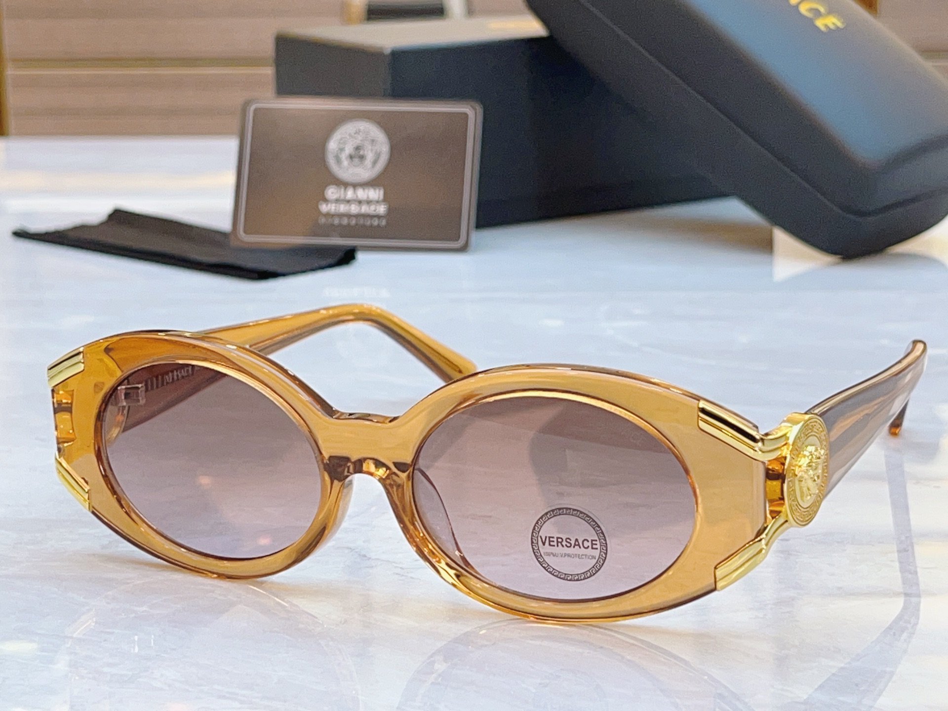 ，【VERSAC*】范思*哲新款太阳镜，MODEL：VE4503U，SIZE：52口18-145