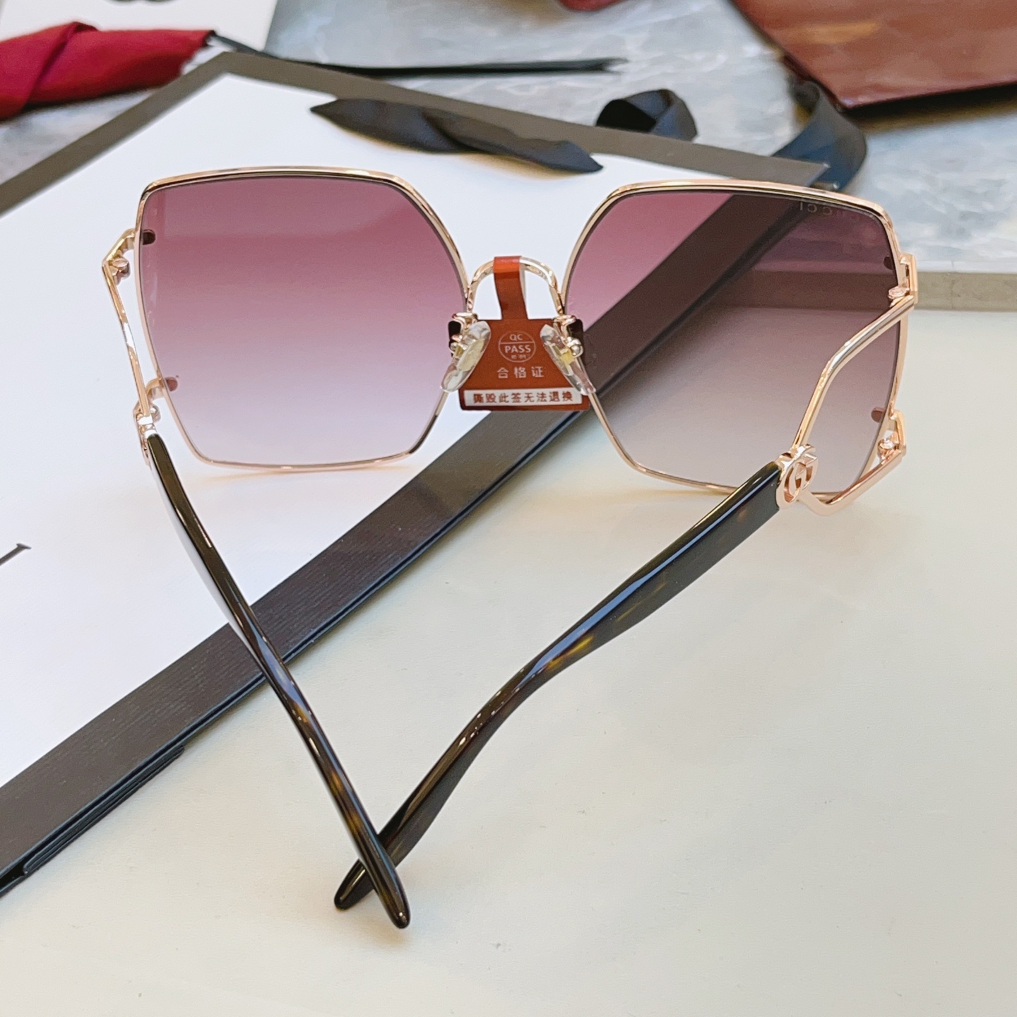 ，【GUCC*】古驰新款太阳镜🕶️ 高版本✨，MODEL：GG1564SA，SIZE:61口17-145