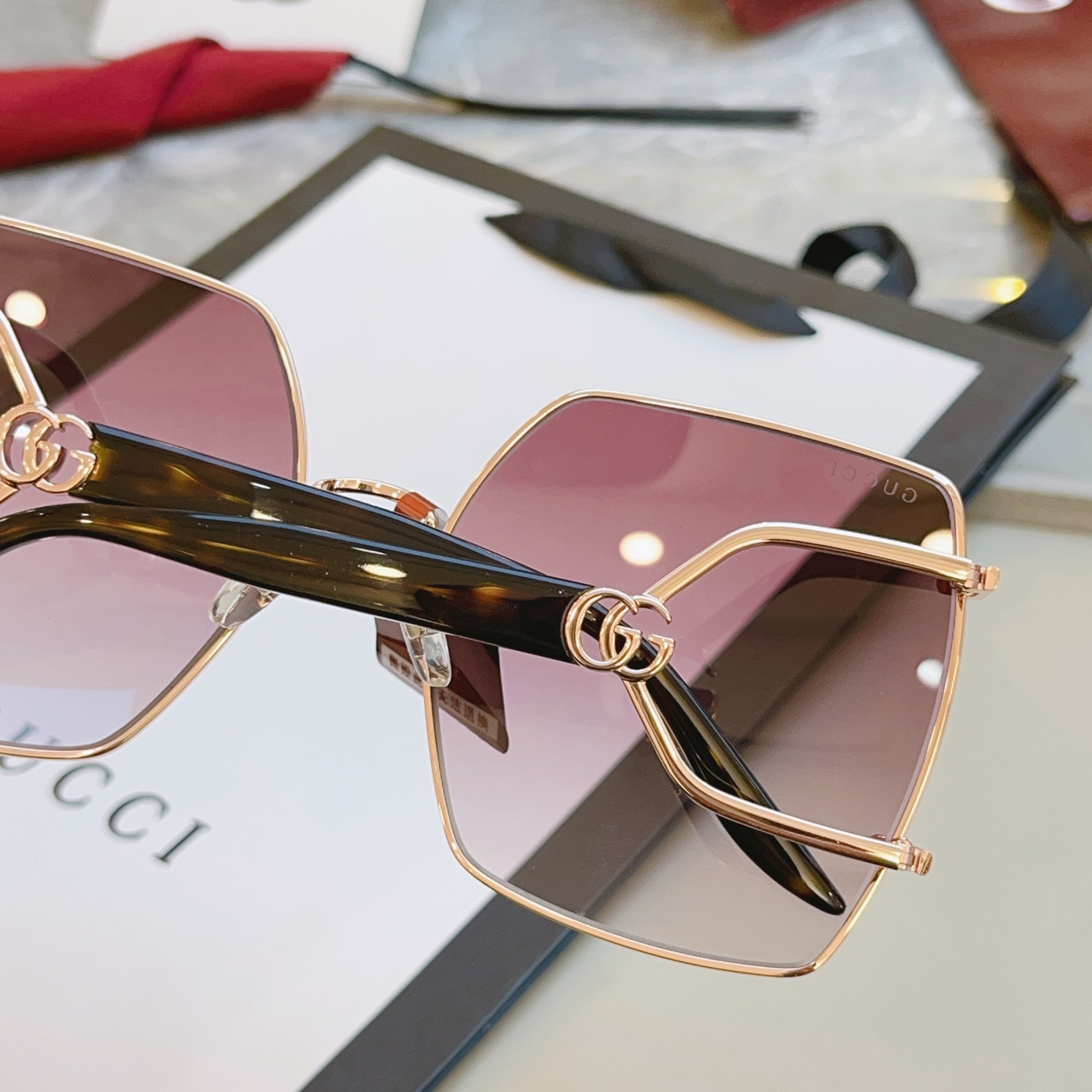 ，【GUCC*】古驰新款太阳镜🕶️ 高版本✨，MODEL：GG1564SA，SIZE:61口17-145