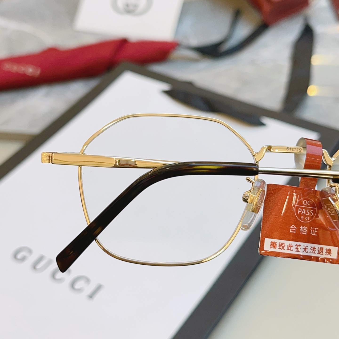 ，【GUCC*】古驰新款眼镜架👓 高版本✨，MODEL：GG1956OA，SIZE:51口19-145 