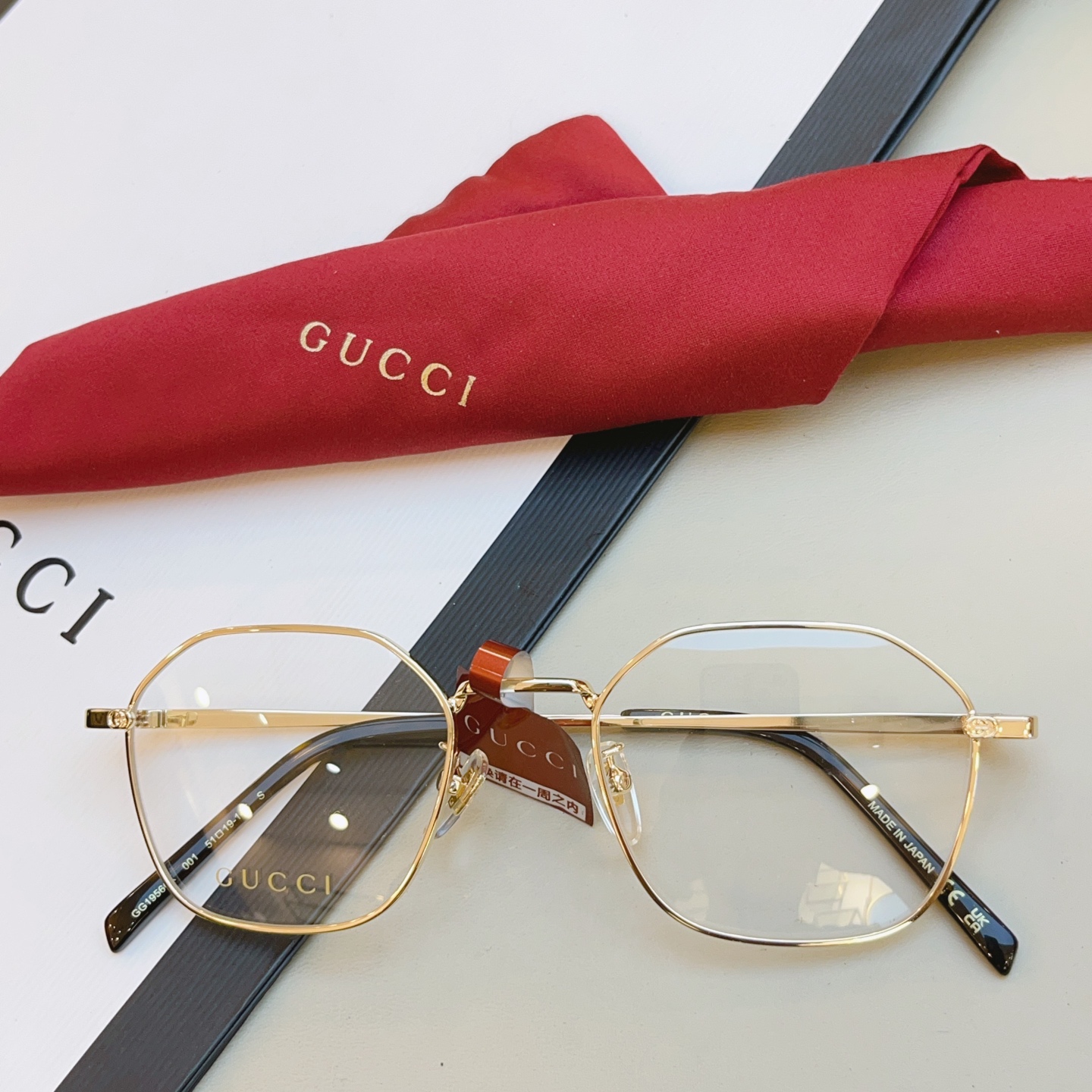 ，【GUCC*】古驰新款眼镜架👓 高版本✨，MODEL：GG1956OA，SIZE:51口19-145 