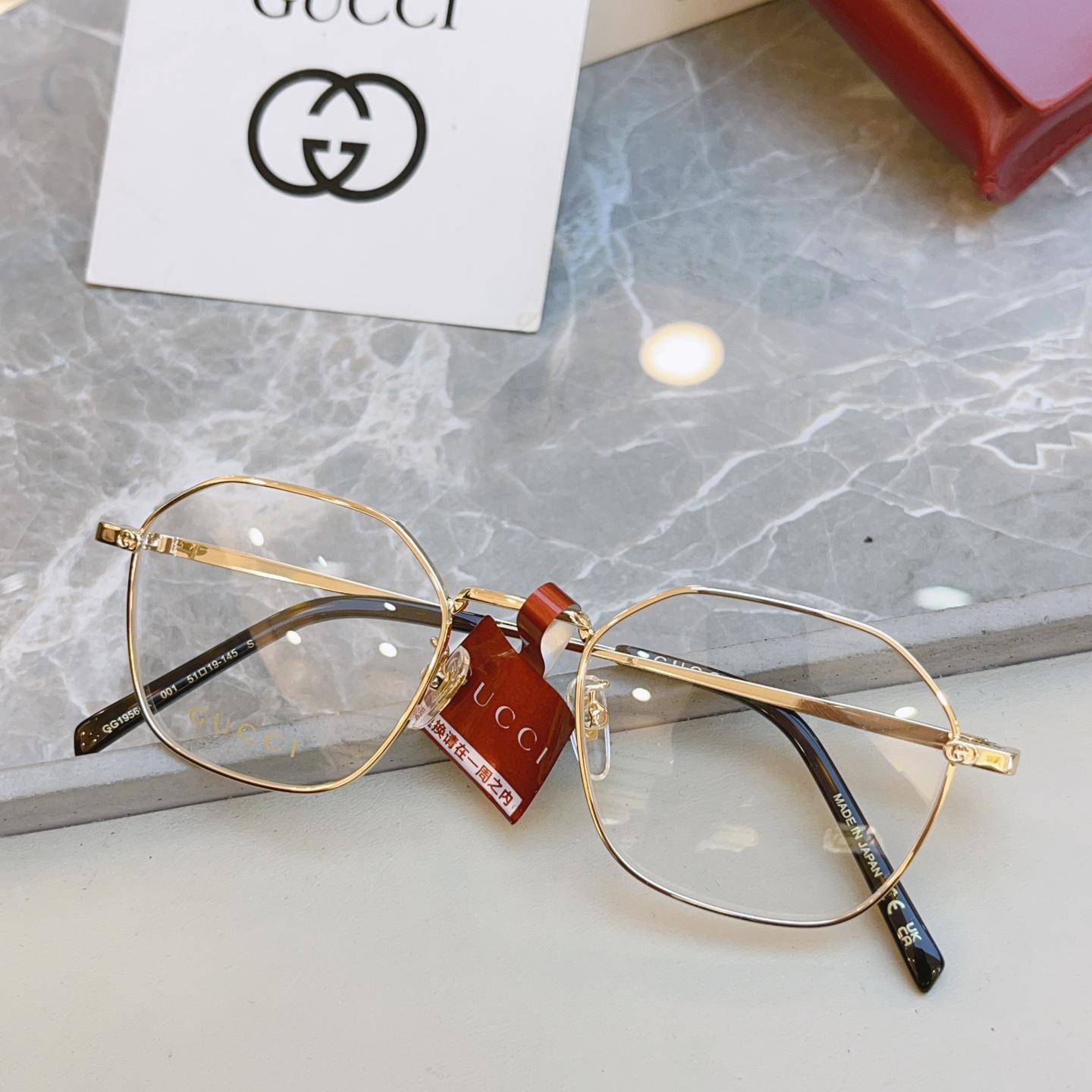 ，【GUCC*】古驰新款眼镜架👓 高版本✨，MODEL：GG1956OA，SIZE:51口19-145 