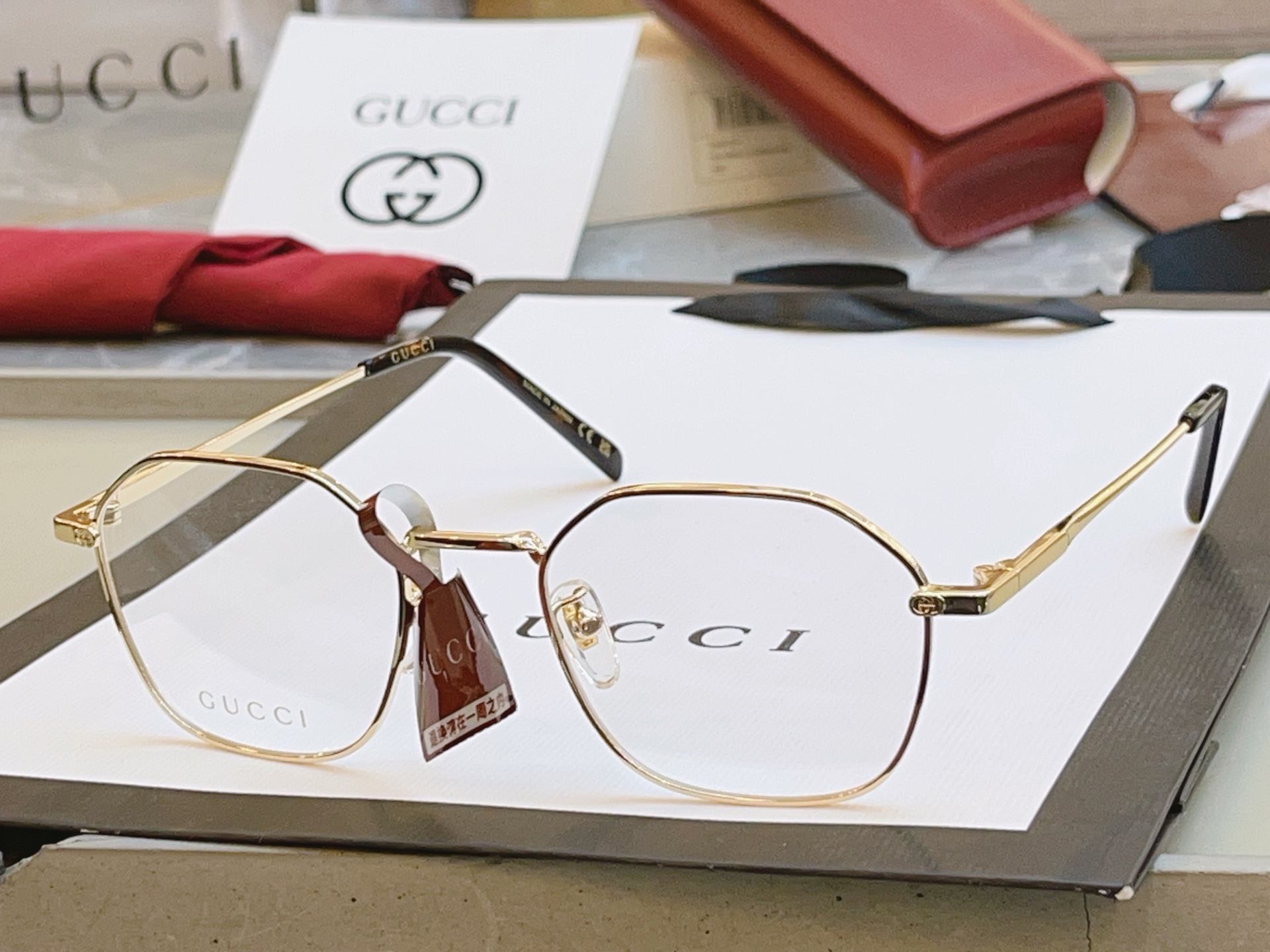，【GUCC*】古驰新款眼镜架👓 高版本✨，MODEL：GG1956OA，SIZE:51口19-145 