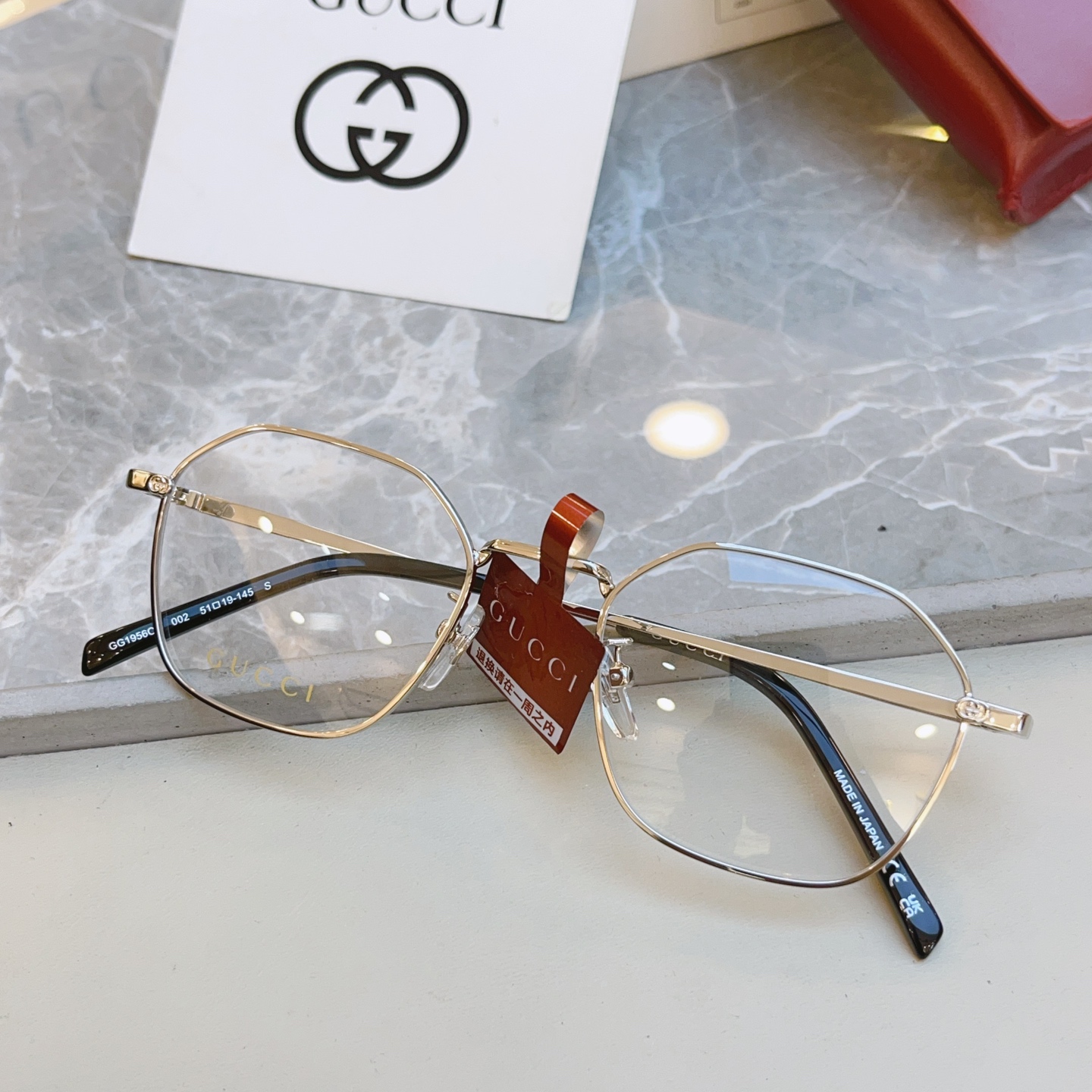 ，【GUCC*】古驰新款眼镜架👓 高版本✨，MODEL：GG1956OA，SIZE:51口19-145 