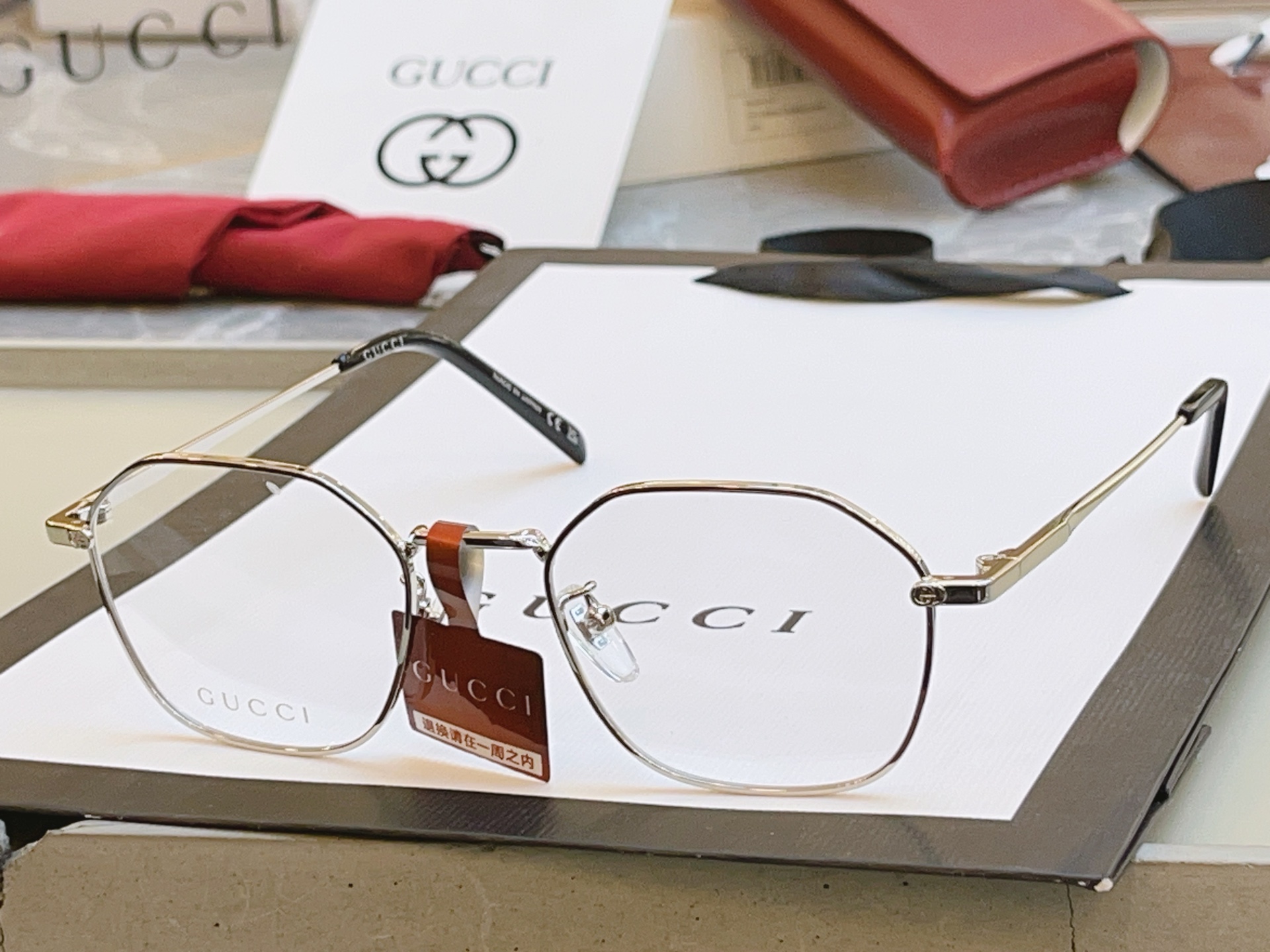 ，【GUCC*】古驰新款眼镜架👓 高版本✨，MODEL：GG1956OA，SIZE:51口19-145 