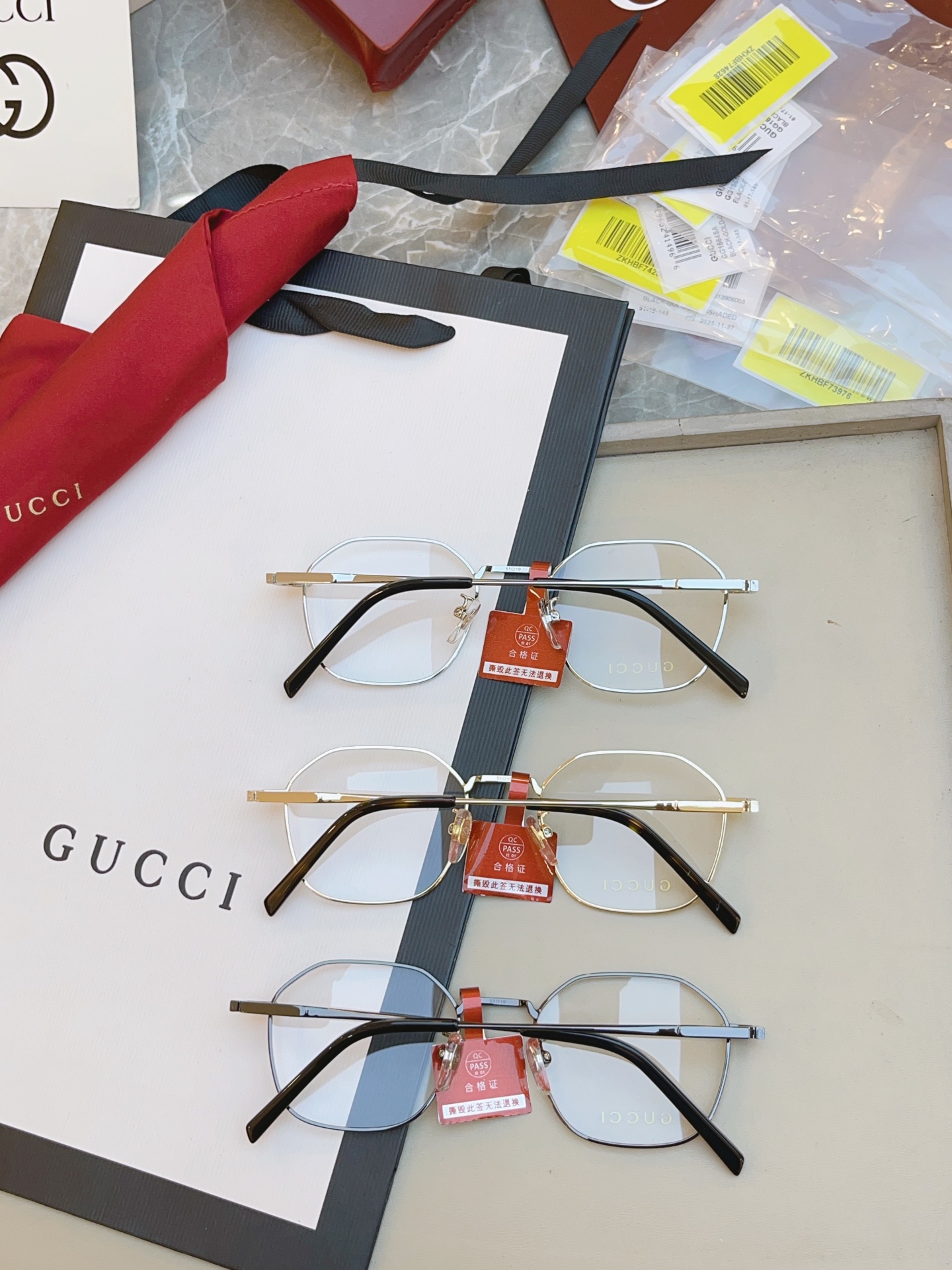 ，【GUCC*】古驰新款眼镜架👓 高版本✨，MODEL：GG1956OA，SIZE:51口19-145 