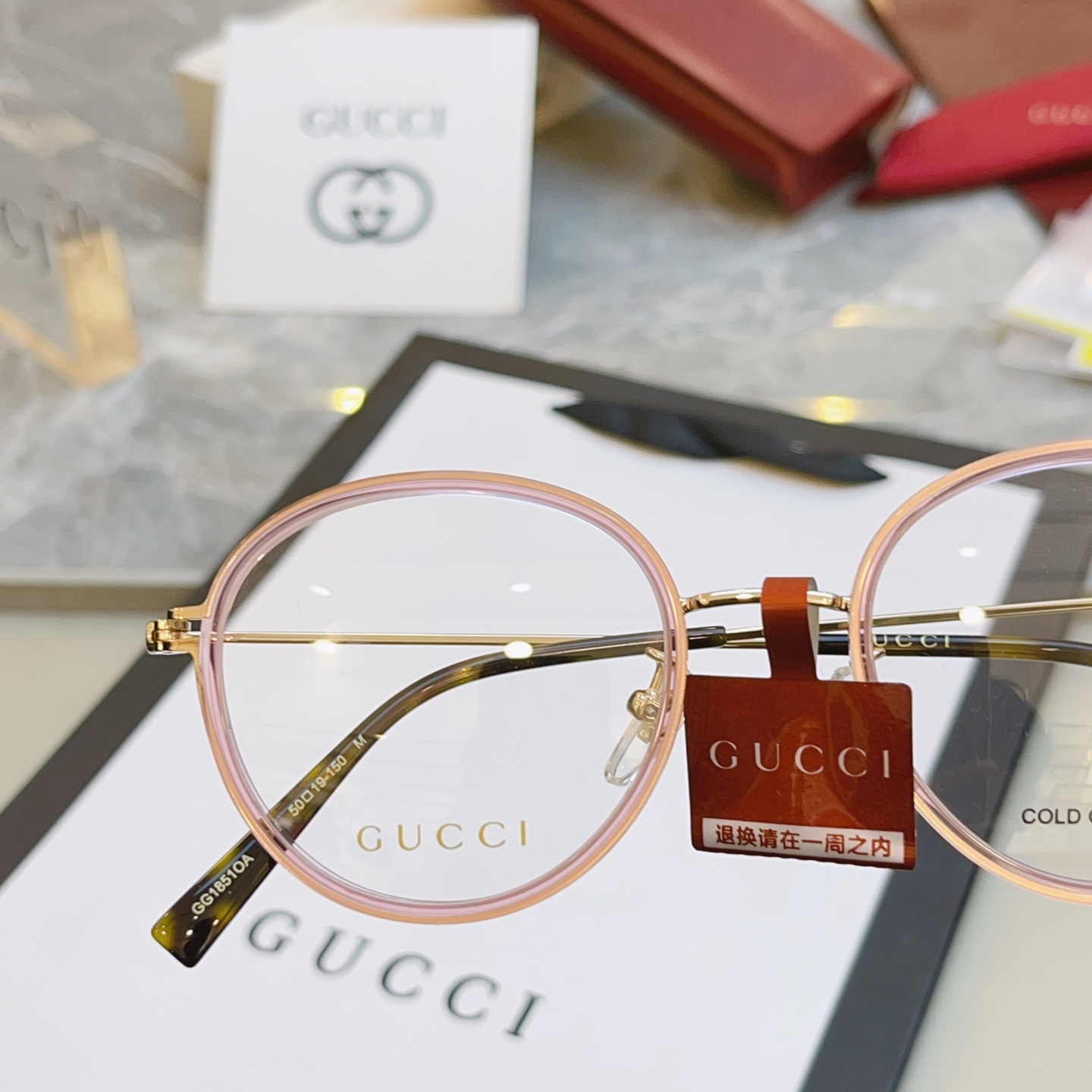 ，【GUCC*】古驰新款眼镜架👓 高版本✨，MODEL：GG1851OA，SIZE:50口19-150 