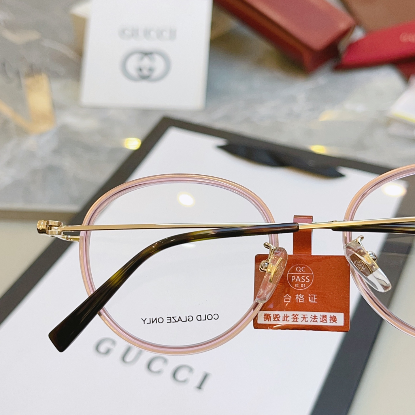 ，【GUCC*】古驰新款眼镜架👓 高版本✨，MODEL：GG1851OA，SIZE:50口19-150 