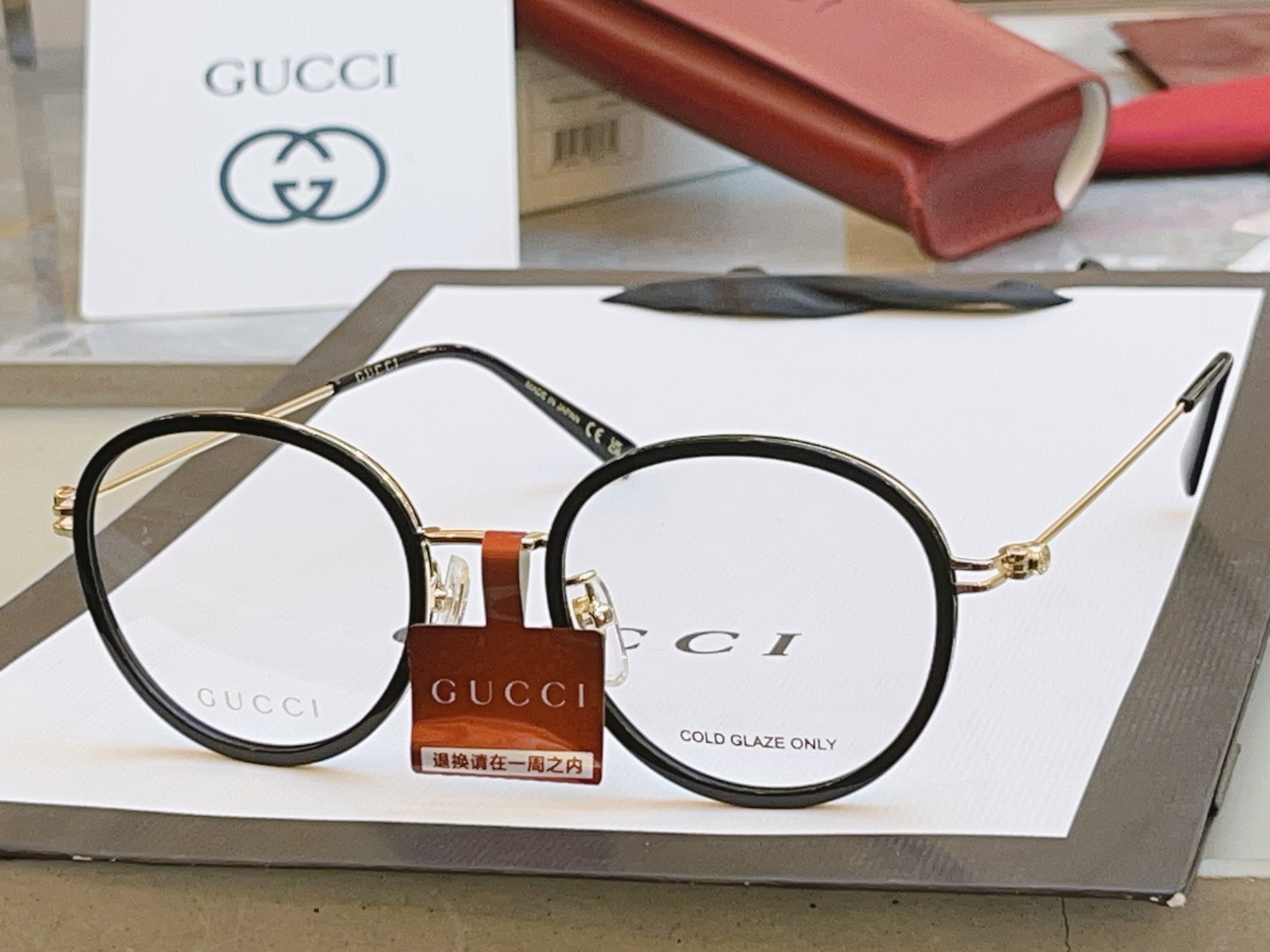 ，【GUCC*】古驰新款眼镜架👓 高版本✨，MODEL：GG1851OA，SIZE:50口19-150 