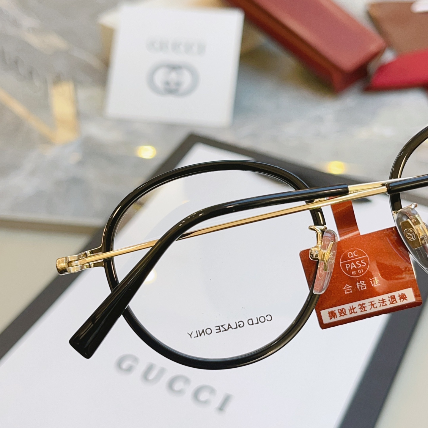 ，【GUCC*】古驰新款眼镜架👓 高版本✨，MODEL：GG1851OA，SIZE:50口19-150 