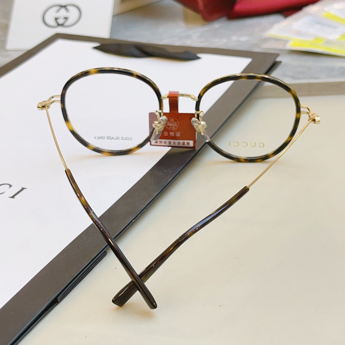 ，【GUCC*】古驰新款眼镜架👓 高版本✨，MODEL：GG1851OA，SIZE:50口19-150 