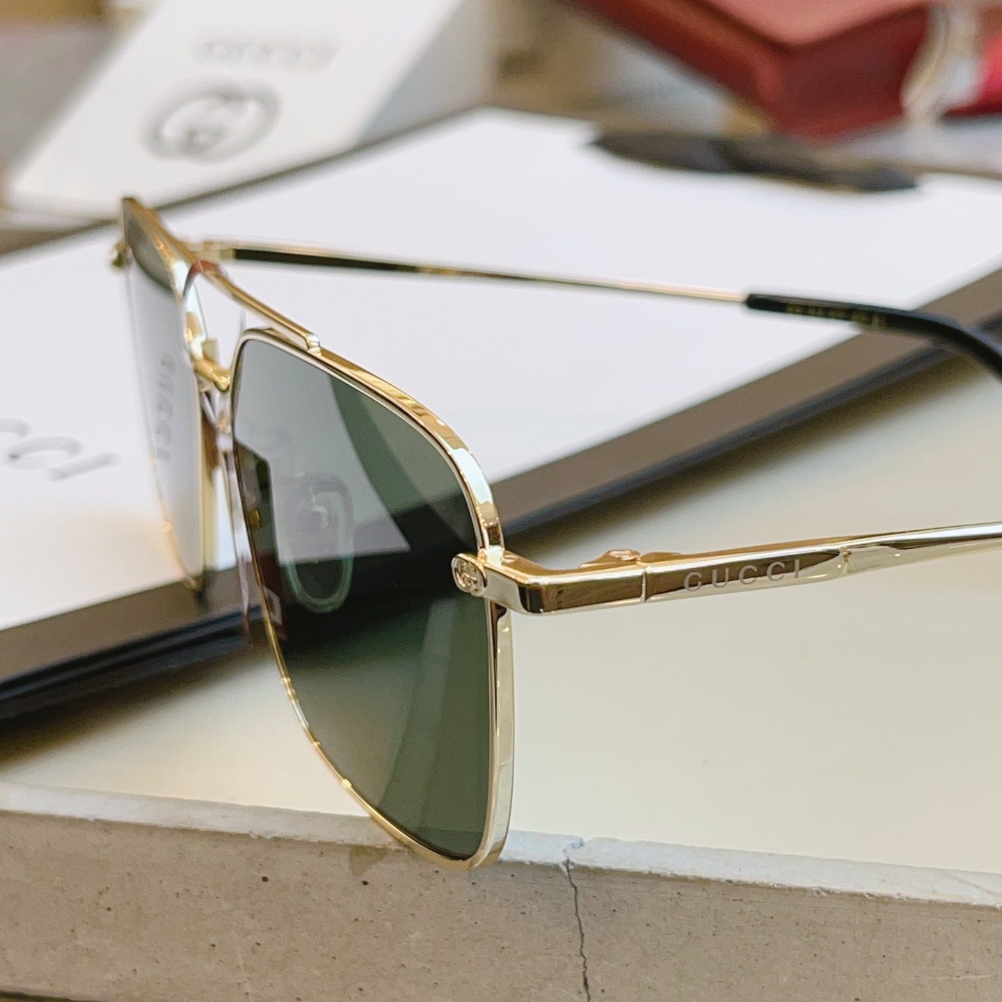 ，【GUCC*】古驰新款太阳镜🕶️ 高版本✨，MODEL：GG1957SA，SIZE:58口17-145