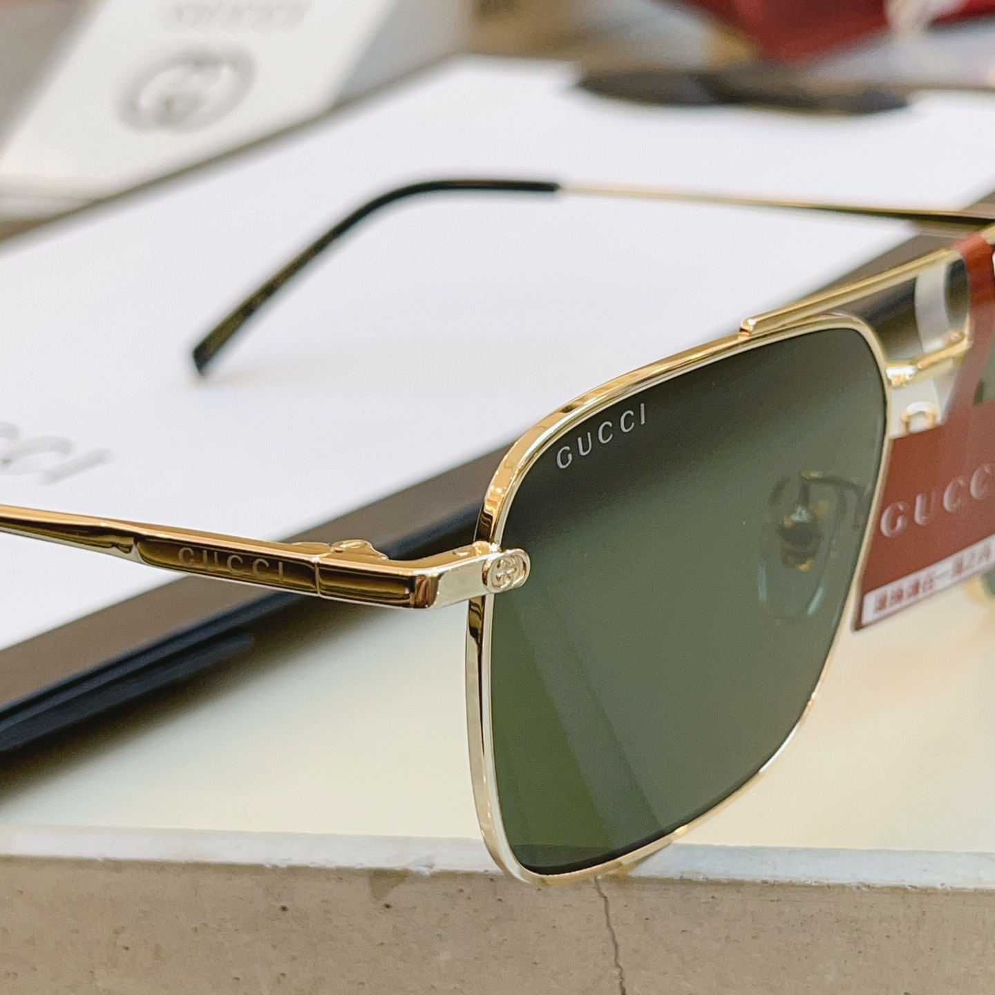 ，【GUCC*】古驰新款太阳镜🕶️ 高版本✨，MODEL：GG1957SA，SIZE:58口17-145