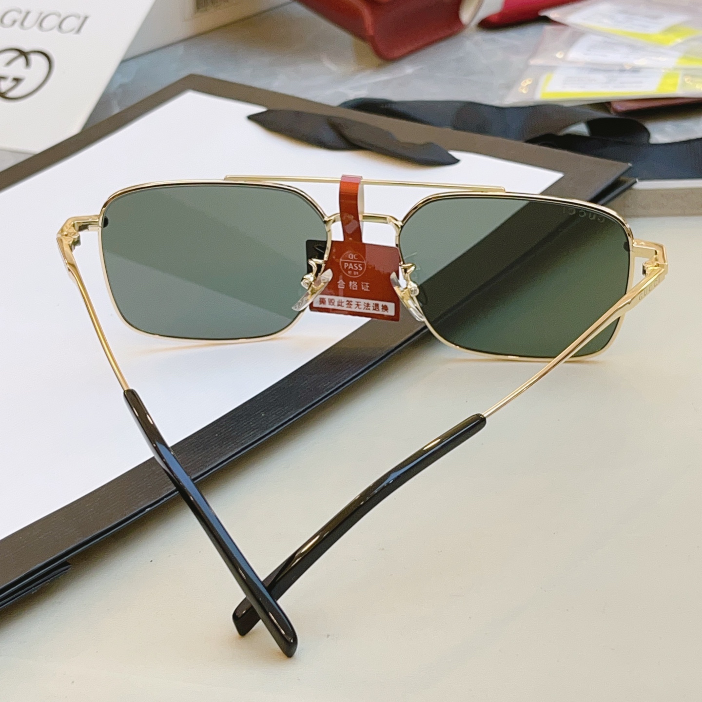 ，【GUCC*】古驰新款太阳镜🕶️ 高版本✨，MODEL：GG1957SA，SIZE:58口17-145