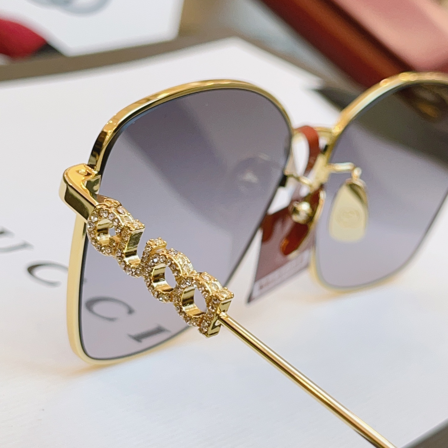 ，【GUCC*】古驰新款太阳镜🕶️ 高版本✨，MODEL：GG1914SA，SIZE:60口15-145