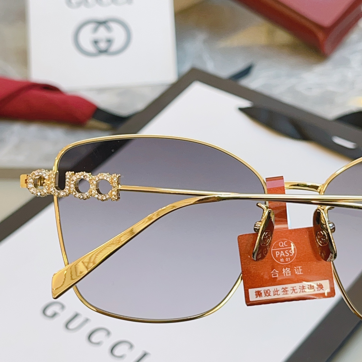 ，【GUCC*】古驰新款太阳镜🕶️ 高版本✨，MODEL：GG1914SA，SIZE:60口15-145