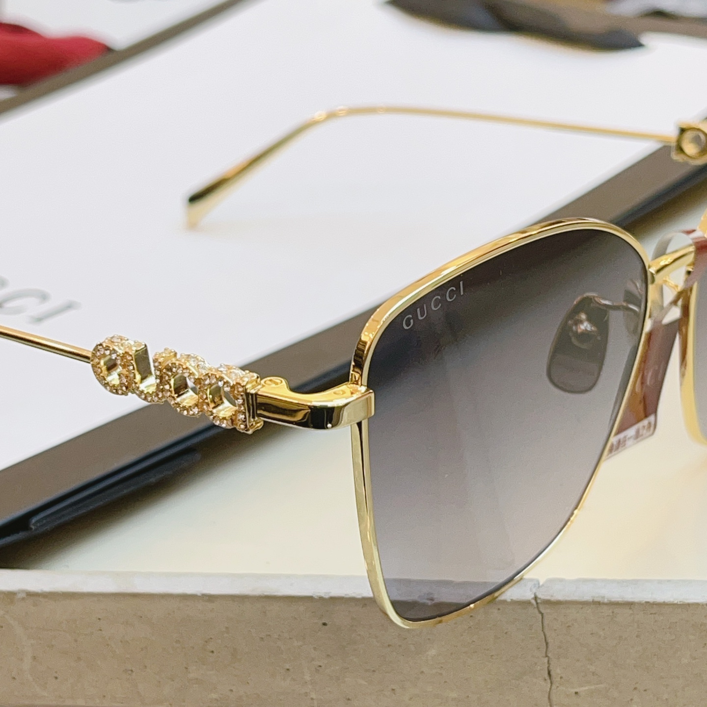 ，【GUCC*】古驰新款太阳镜🕶️ 高版本✨，MODEL：GG1914SA，SIZE:60口15-145