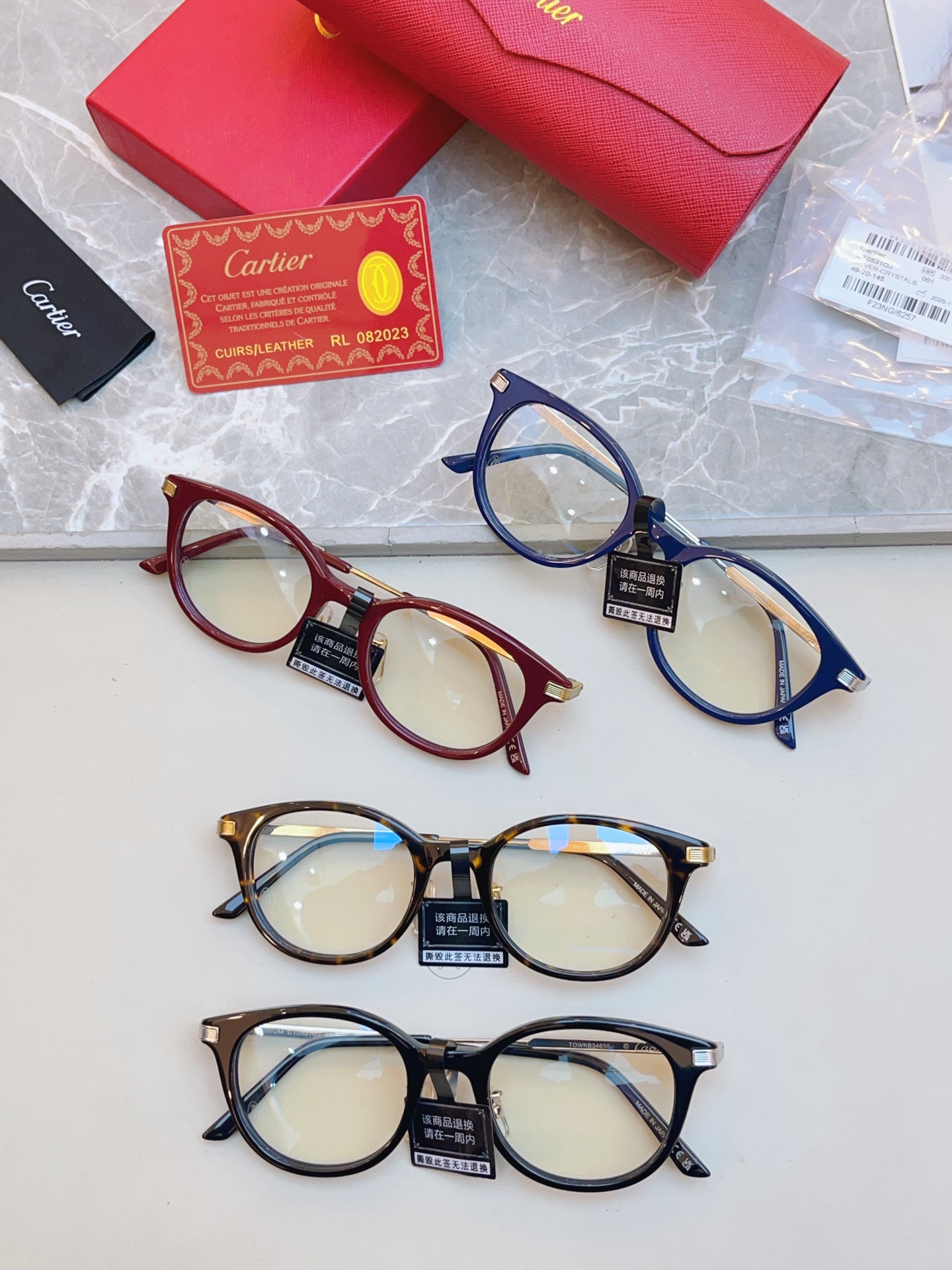 ，【CARTIE*】卡地*亚新款眼镜架👓 高版本✨，MODEL：CT0531OJ，SIZE:49口20-