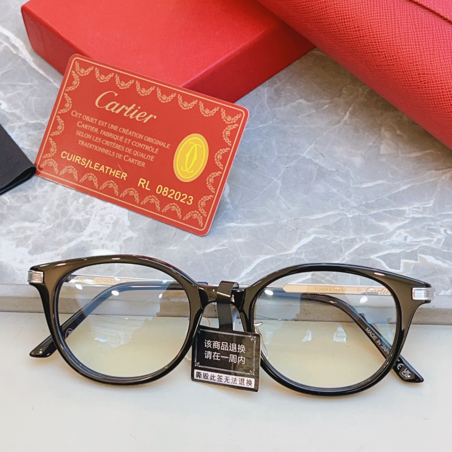 ，【CARTIE*】卡地*亚新款眼镜架👓 高版本✨，MODEL：CT0531OJ，SIZE:49口20-