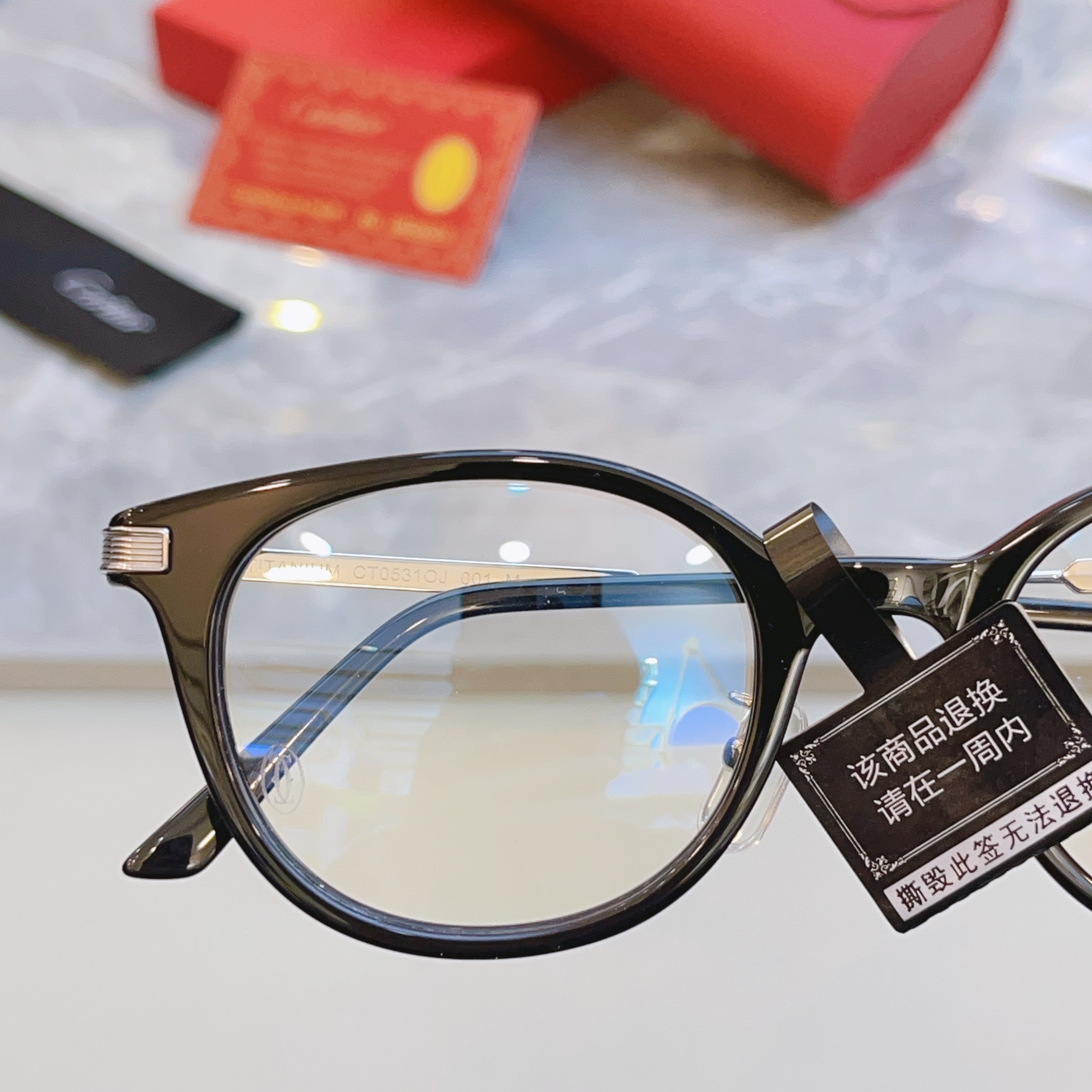 ，【CARTIE*】卡地*亚新款眼镜架👓 高版本✨，MODEL：CT0531OJ，SIZE:49口20-