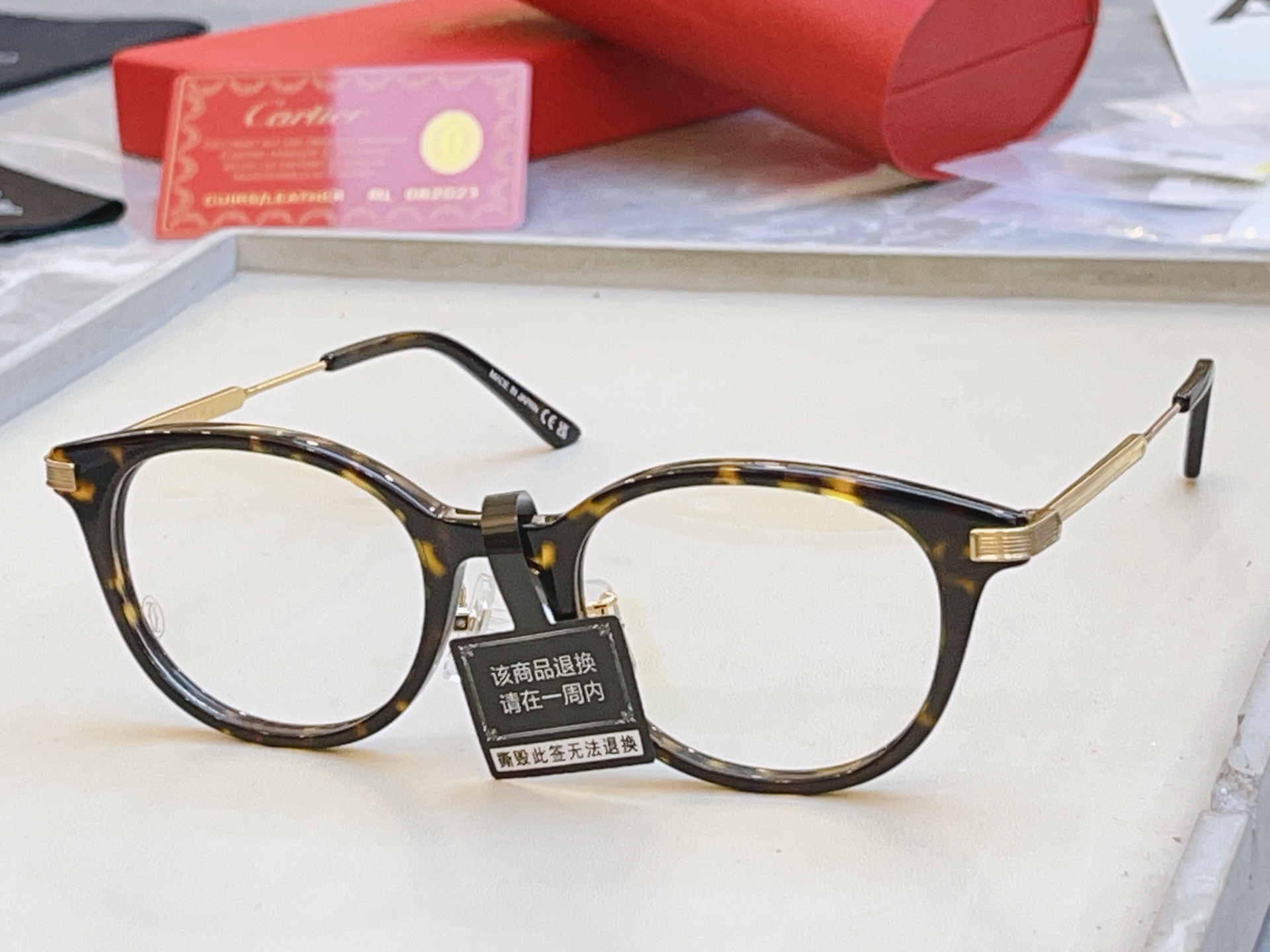 ，【CARTIE*】卡地*亚新款眼镜架👓 高版本✨，MODEL：CT0531OJ，SIZE:49口20-