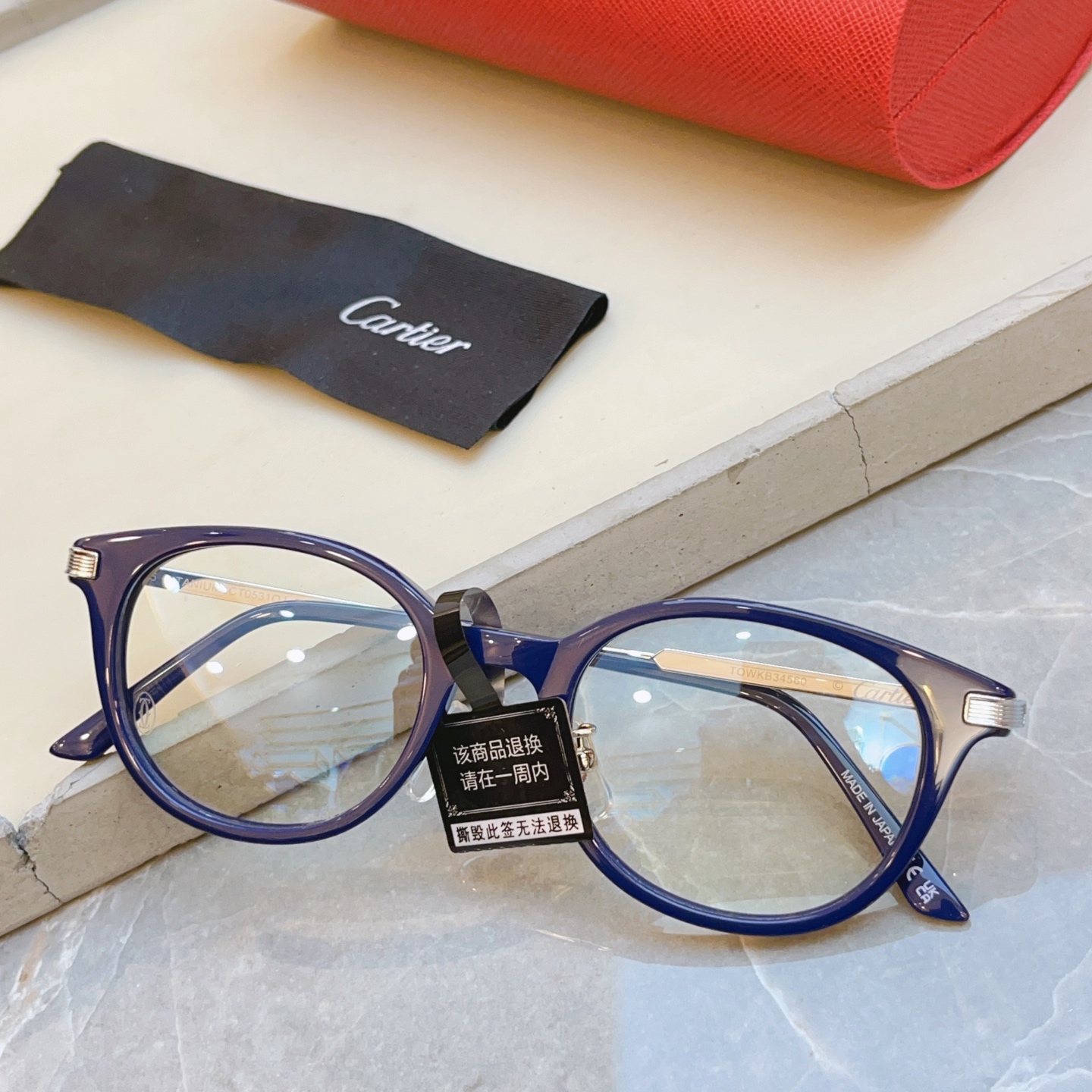 ，【CARTIE*】卡地*亚新款眼镜架👓 高版本✨，MODEL：CT0531OJ，SIZE:49口20-