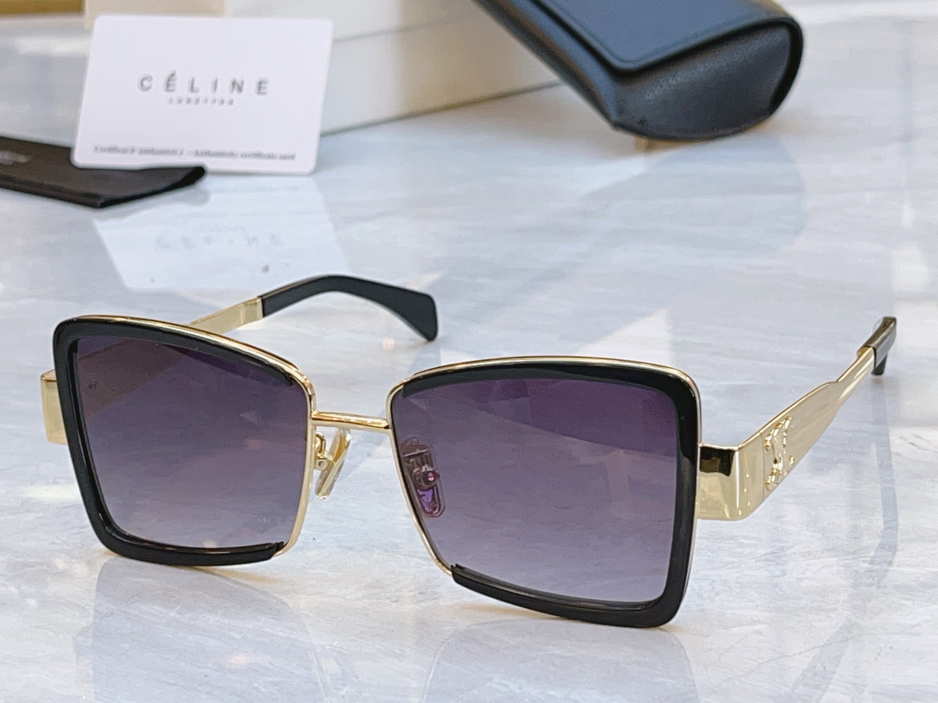 ，【CELIN*】赛*琳新款太阳镜， MODEL:CL40338F ，SIZE: 53口17-145