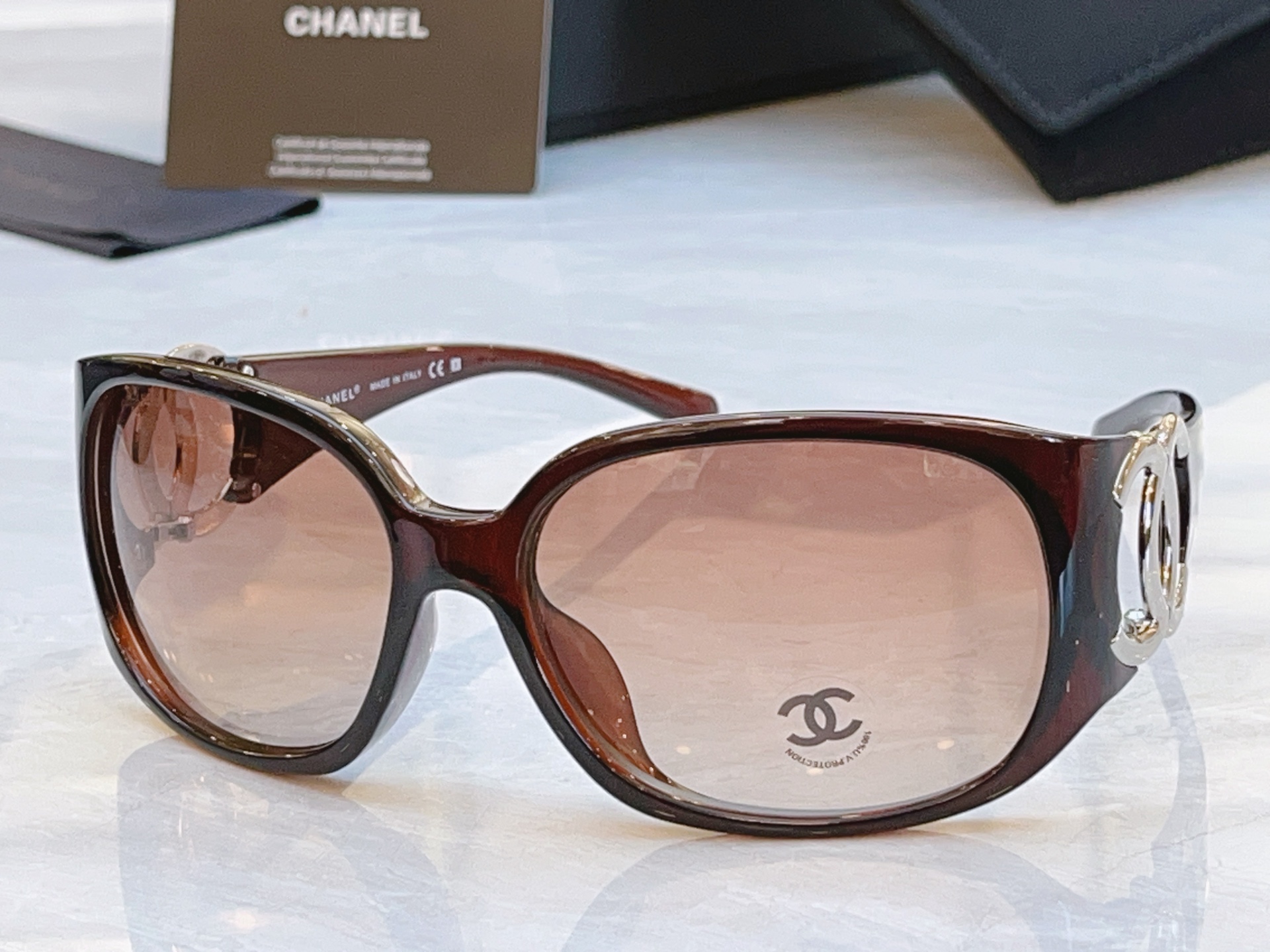 ，【CHANE*】香奈儿新款太阳镜，MODEL：6014，SIZE：64口16-120