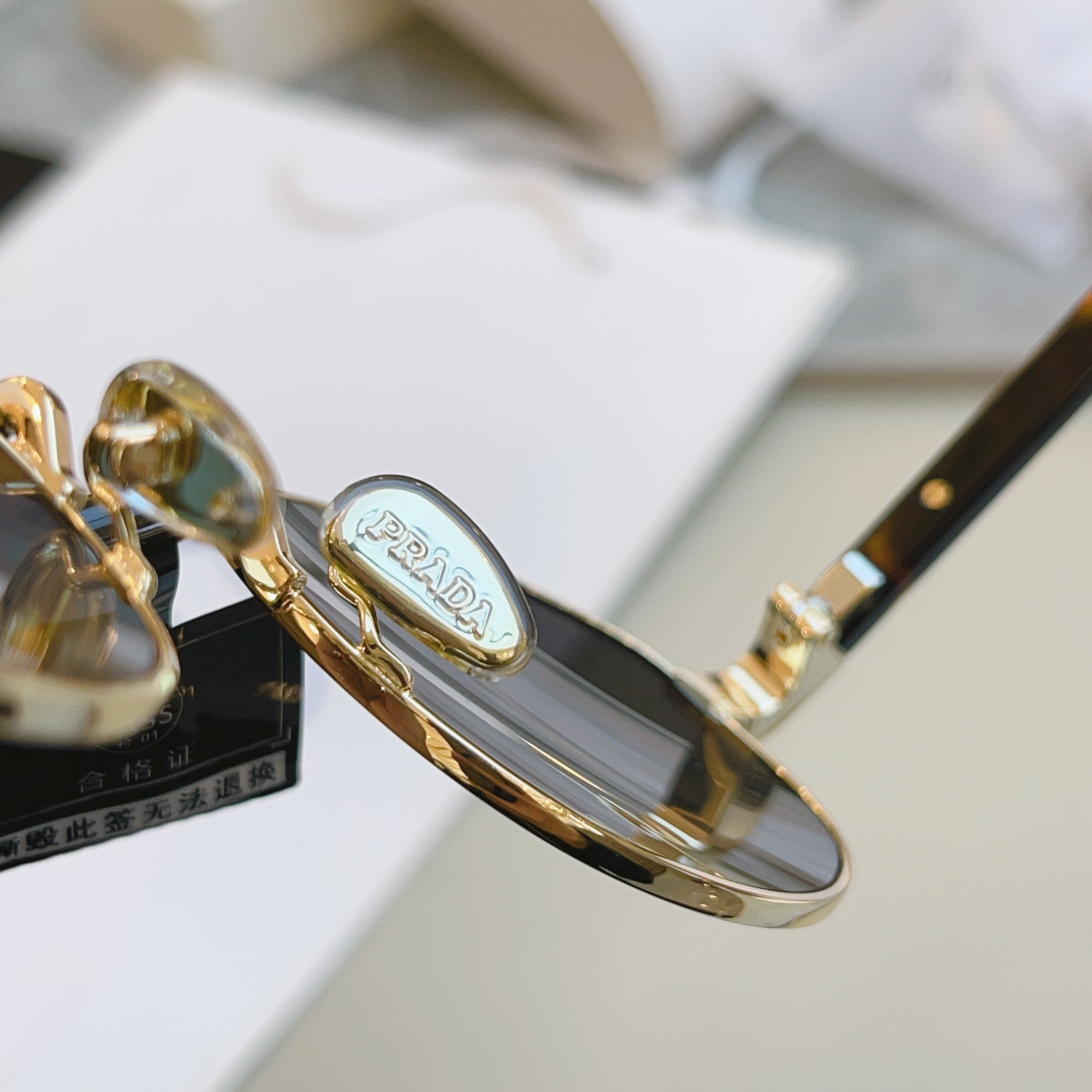 ，【PRAD*】普拉*达新款太阳镜 高版本✨，MODEL：SPR B53，SIZE：52口21-145