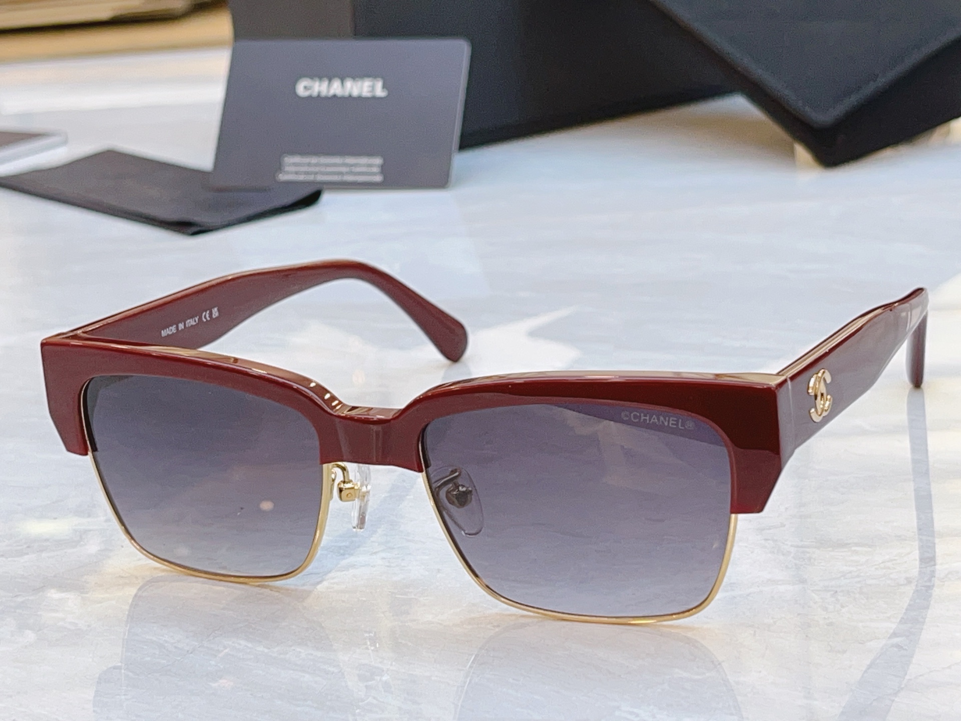 ，【CHANE*】香奈儿新款太阳镜，MODEL：5558，SIZE：55口18-140