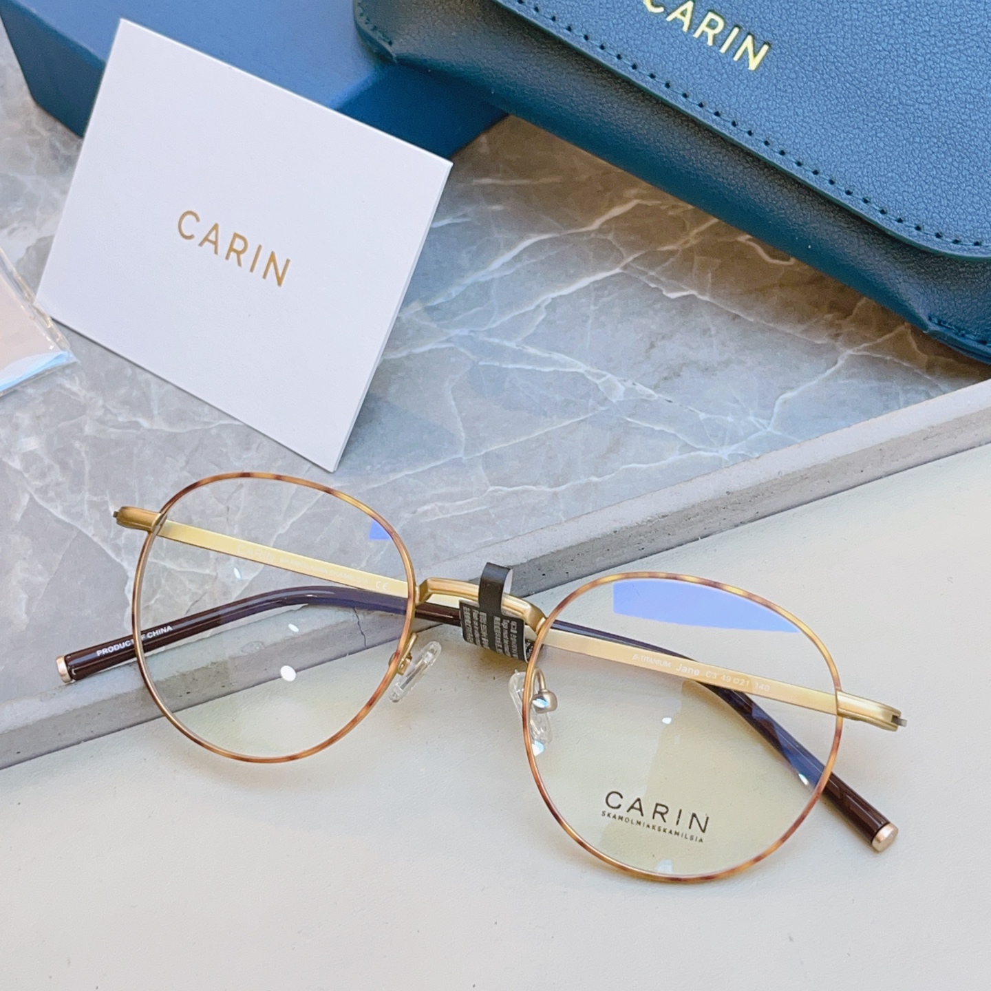 【CARI*】卡*琳新款眼镜架 钛✨，MODEL:Jane，SIZE：49口21-140