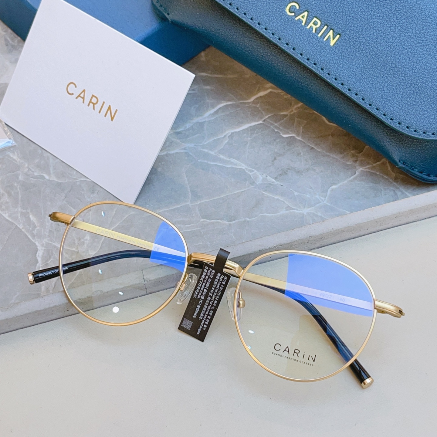 【CARI*】卡*琳新款眼镜架 钛✨，MODEL:Jane，SIZE：49口21-140