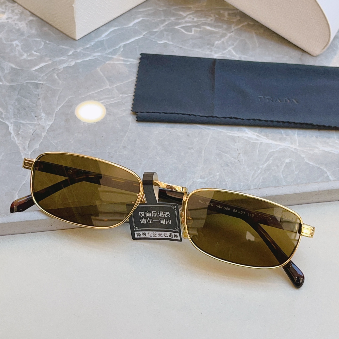 ，【PRAD*】普拉*达新款太阳镜 高品质✨，MODEL：PR B54S，SIZE：54口23-145