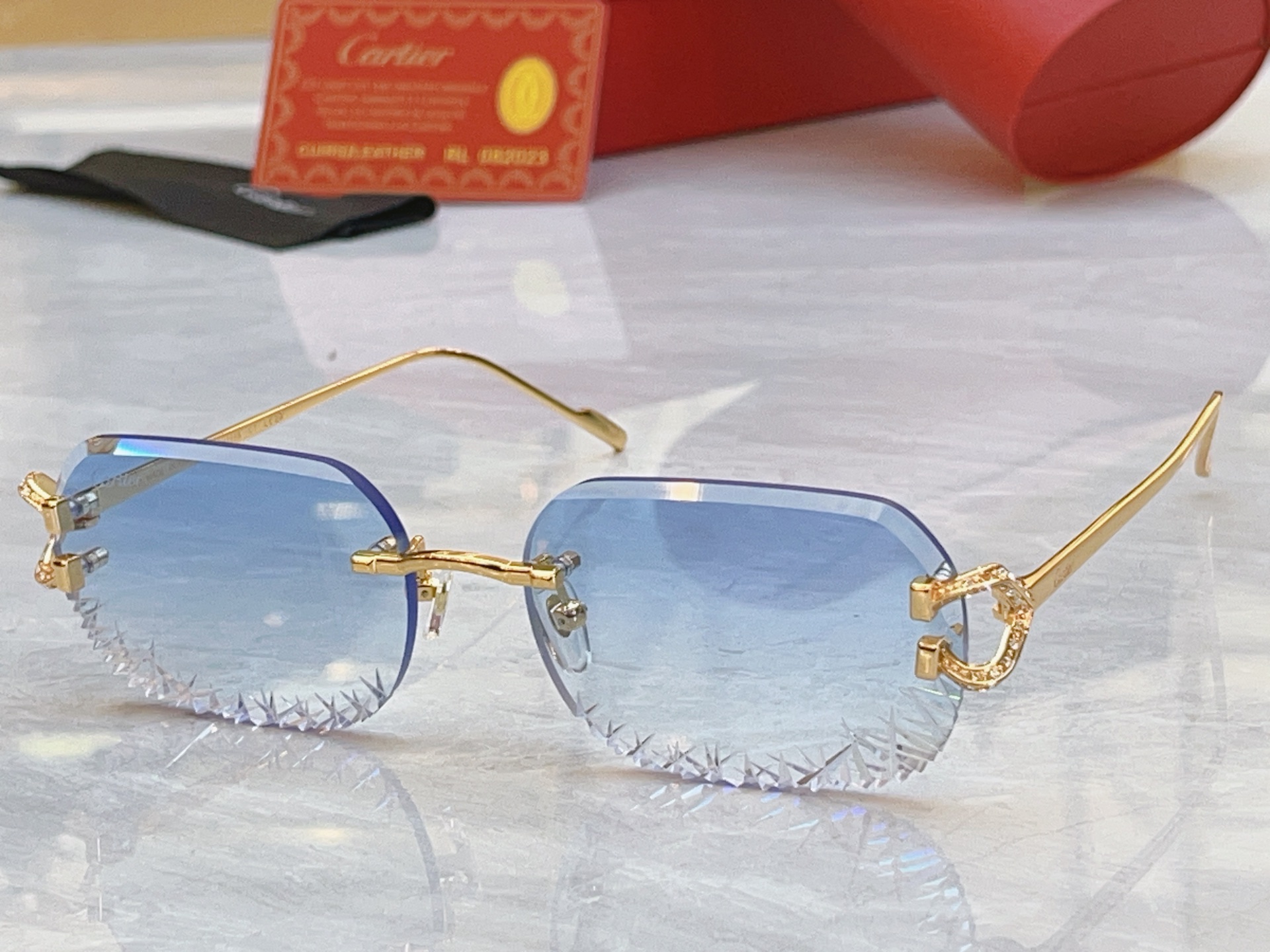 ，【CARTIE*】卡地*亚新款太阳镜，Mod:CT0798S，Size:58口18-140