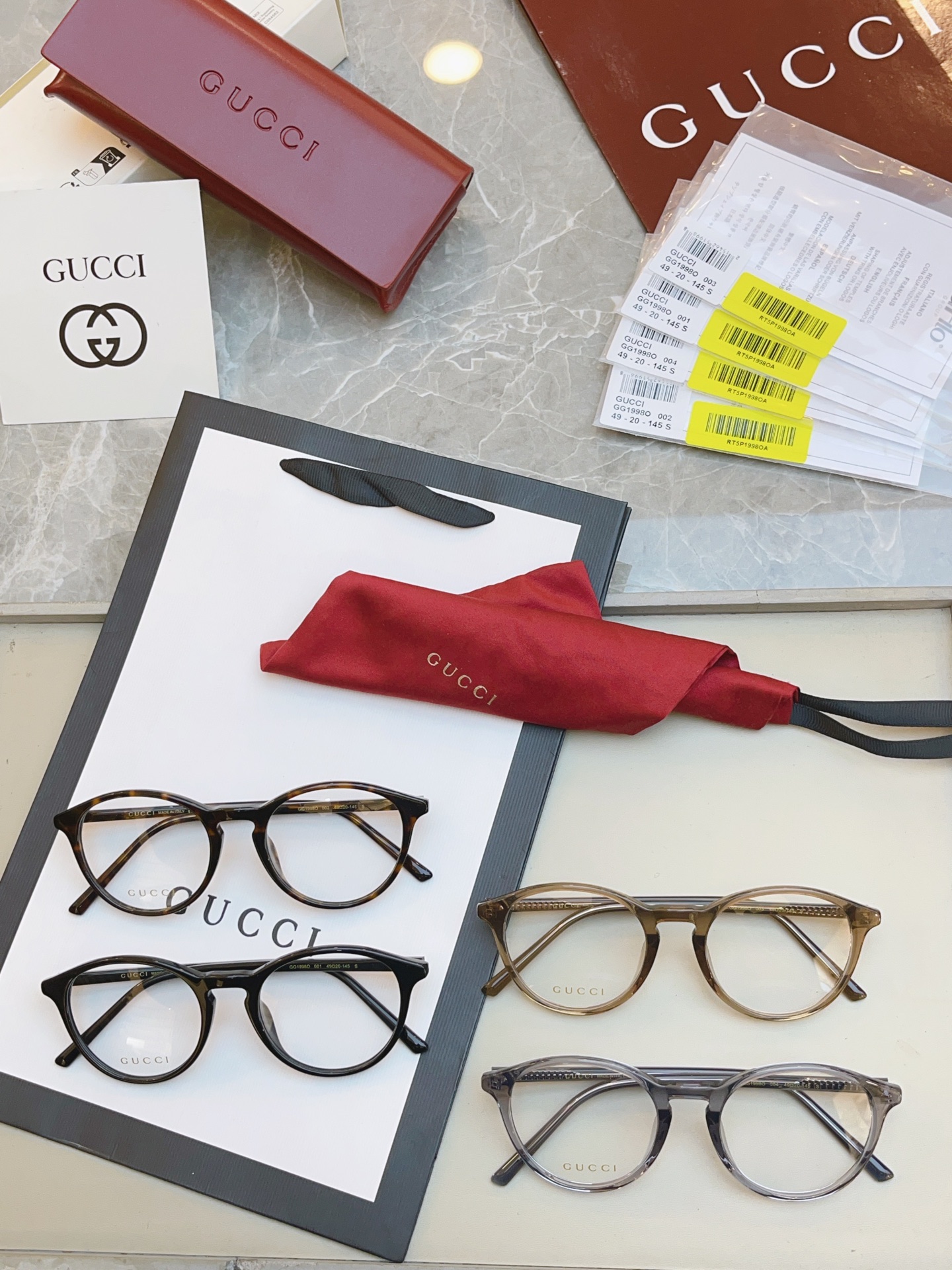 ，【GUCC*】古*驰新款太阳镜，MODEL：GG1998O，SIZE：49口20-145