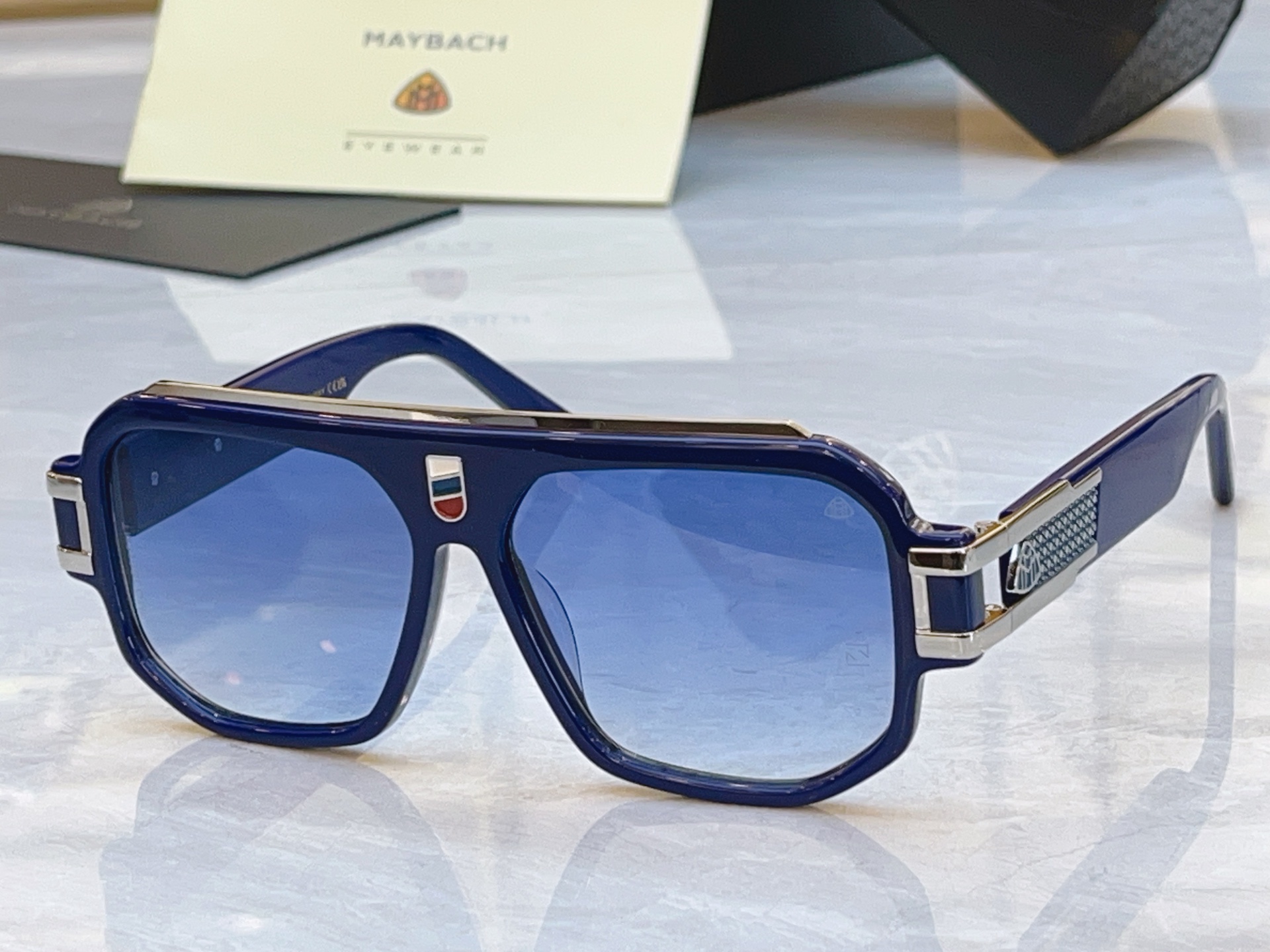 ，【MAYBAC*】迈巴*赫新款太阳镜，MODEL: KR/J-DB Z157，SIZE：56口13-1