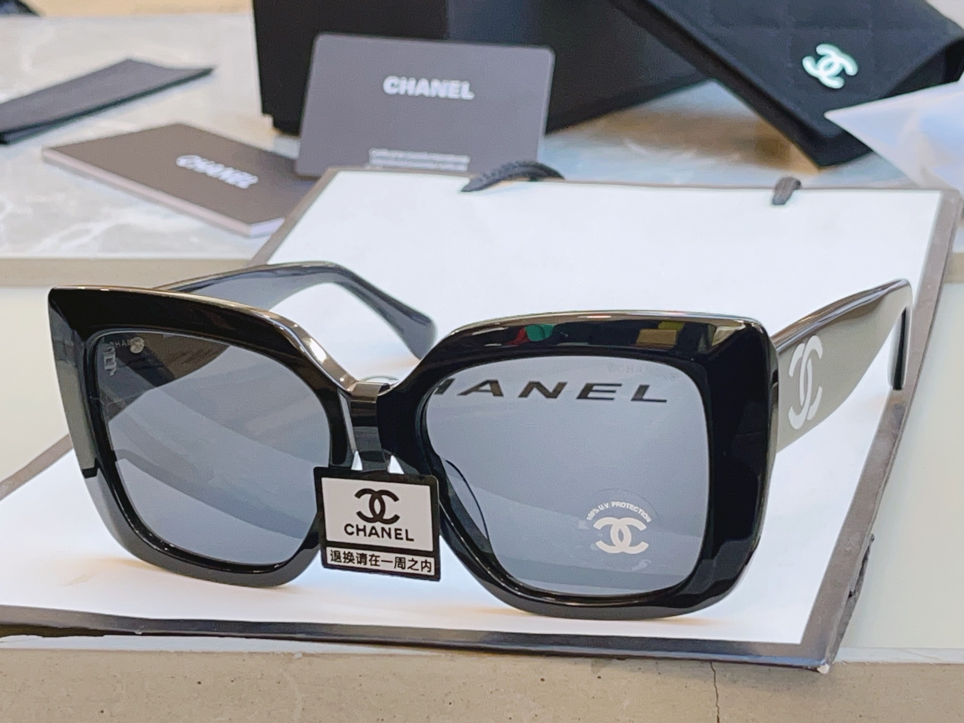 ，【CHANE*】香奈儿新款太阳镜，MODEL：9191H，SIZE：53口17-140 S